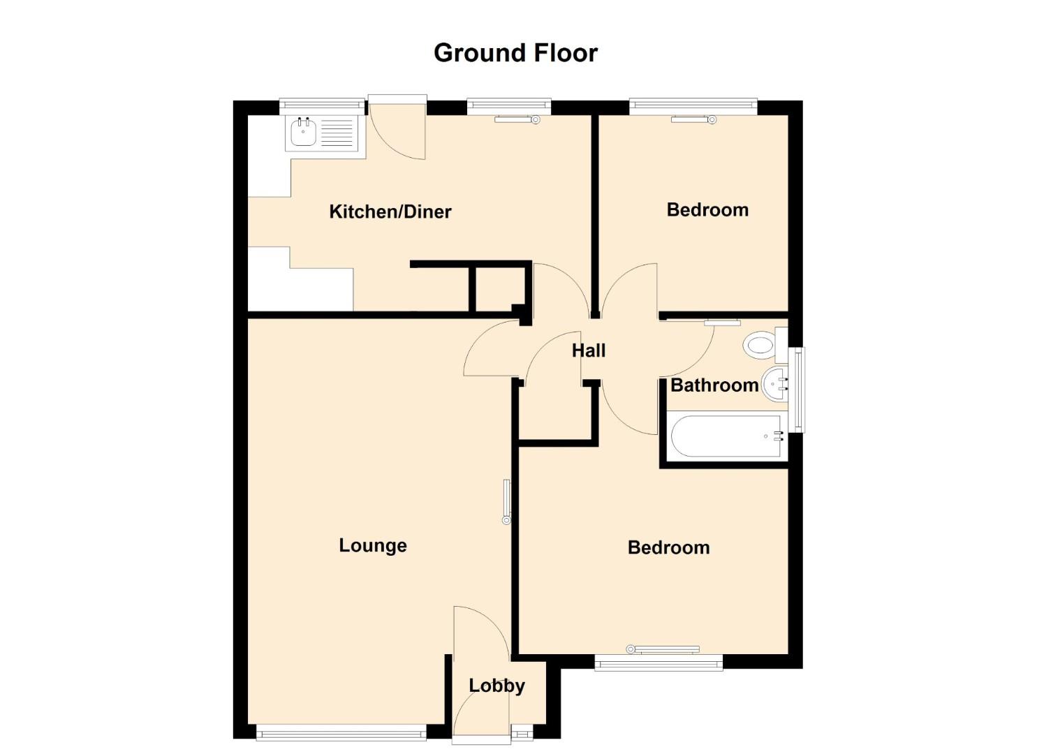 52, The Paddocks, Brandon floorplan
