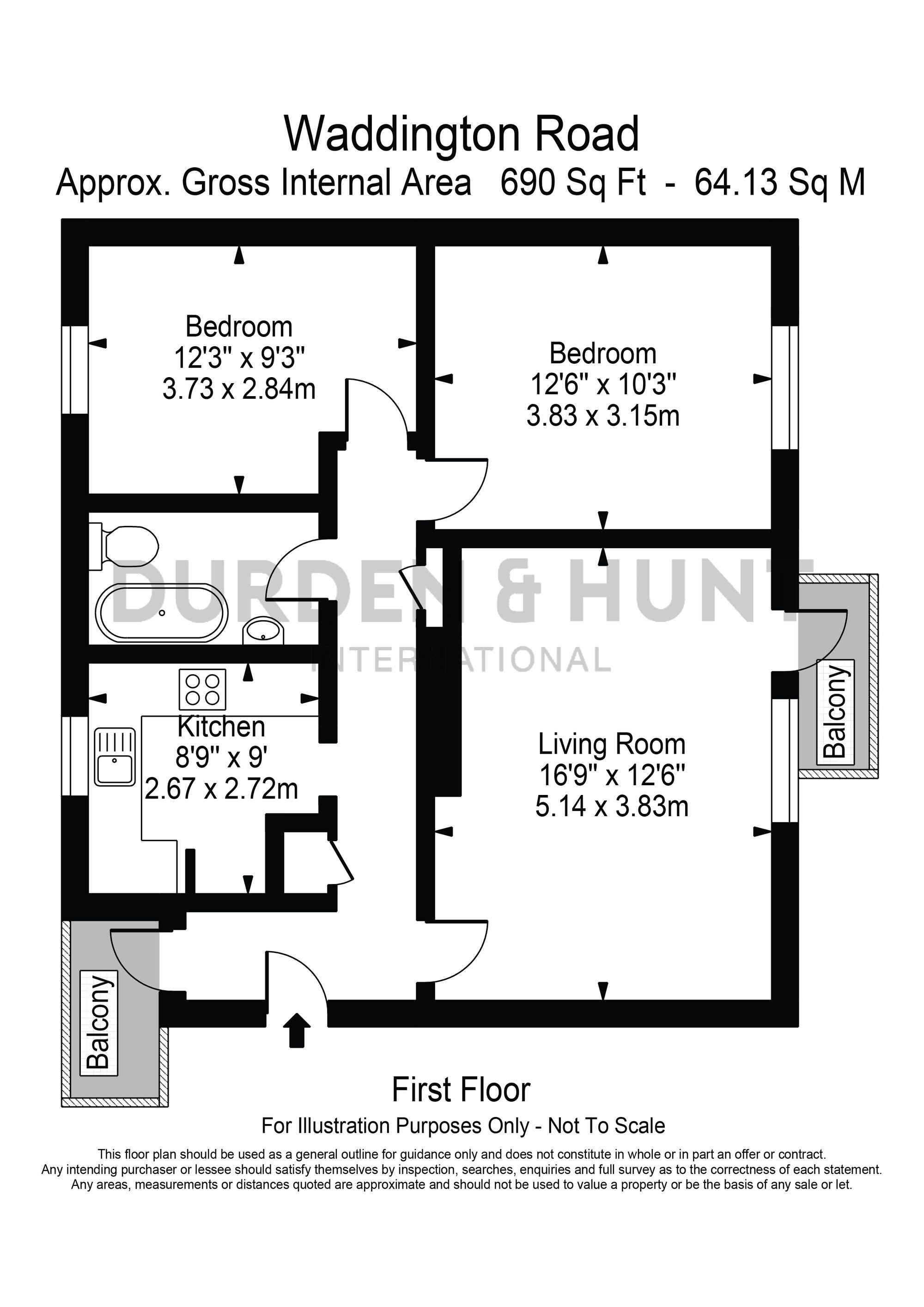 17 Waddington Road, London floorplan