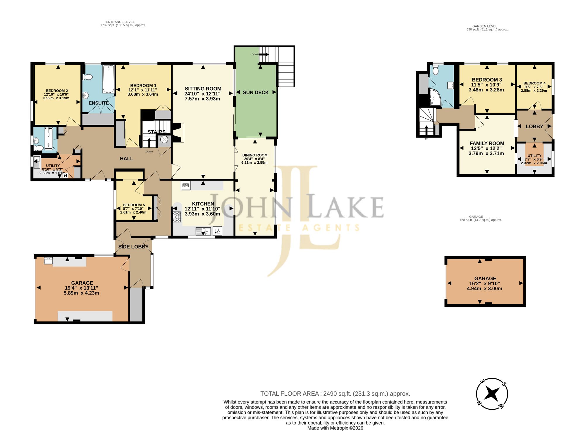 Hope Cottage, Torquay floorplan