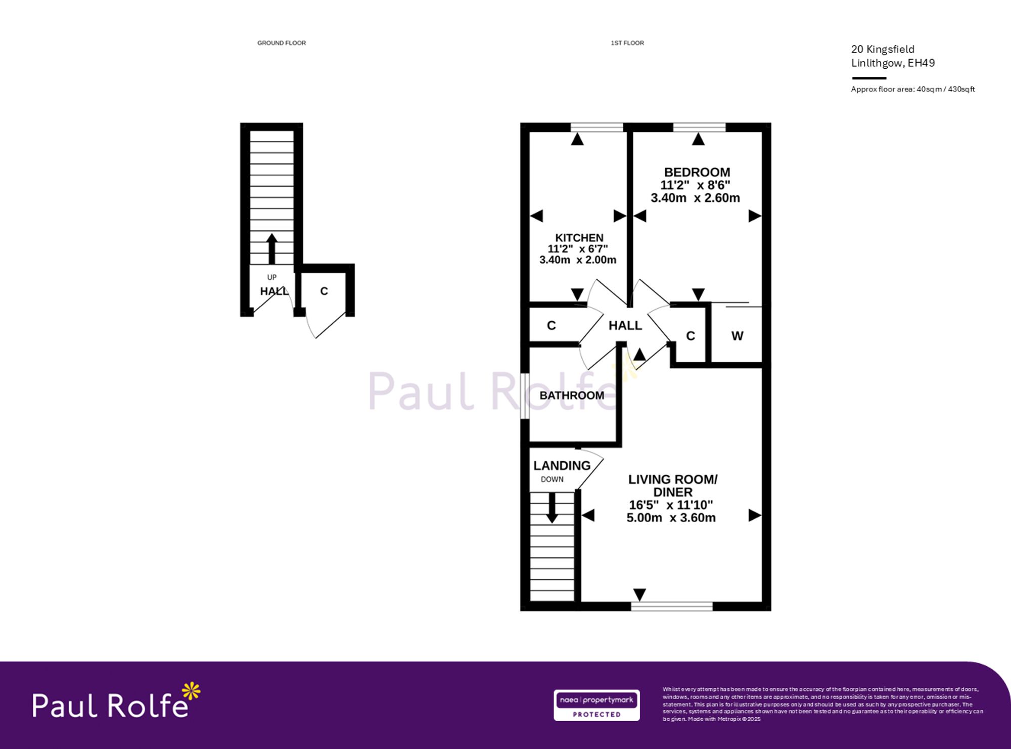 20 Kingsfield, Linlithgow floorplan