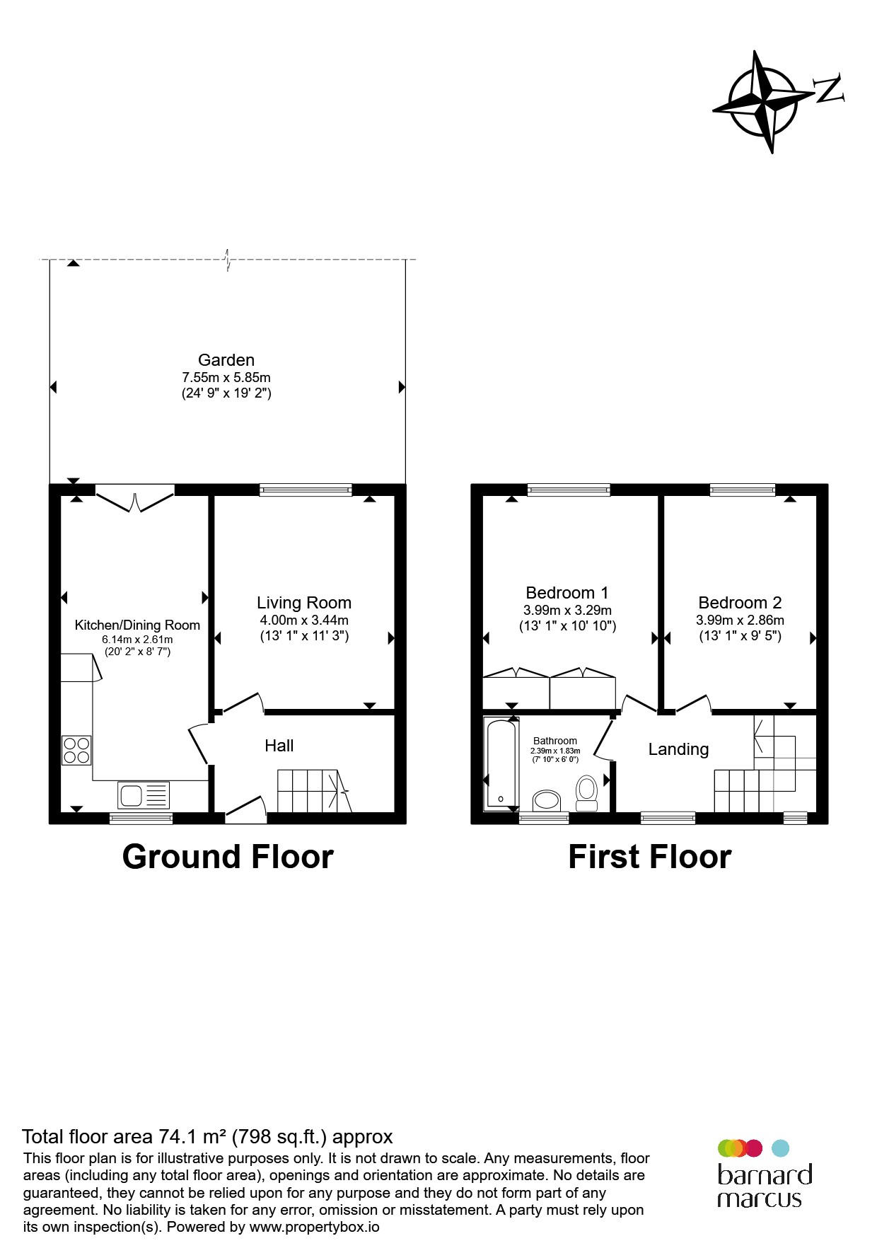 32, Domville Close, London floorplan