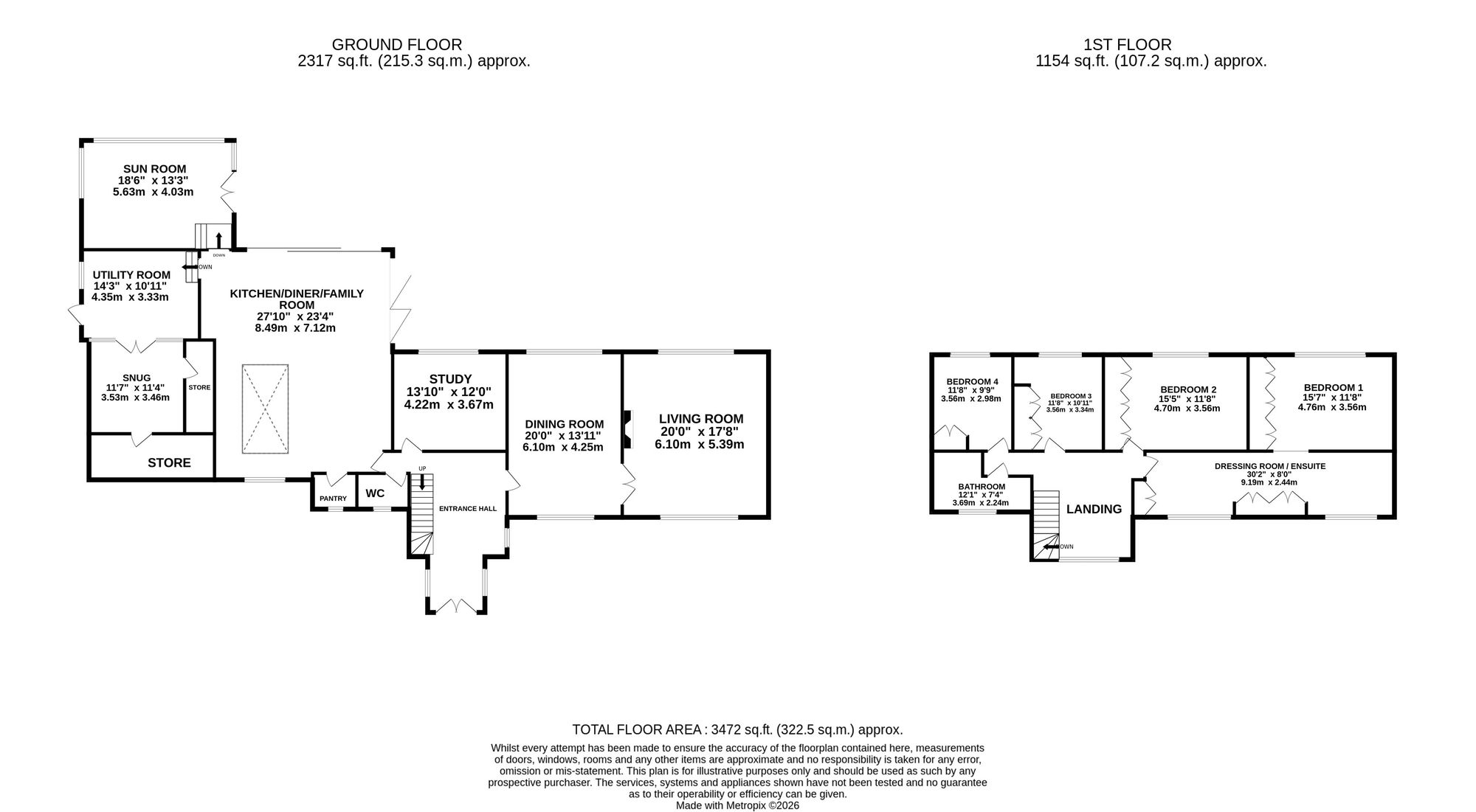 Highfield House Bury Ring, Stafford floorplan