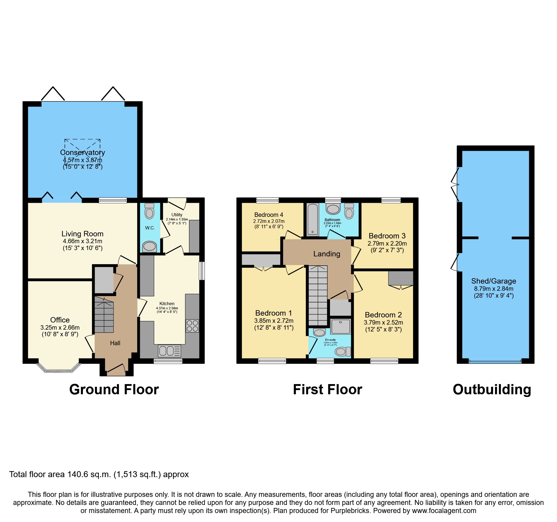 8, Akita Close, Spalding floorplan