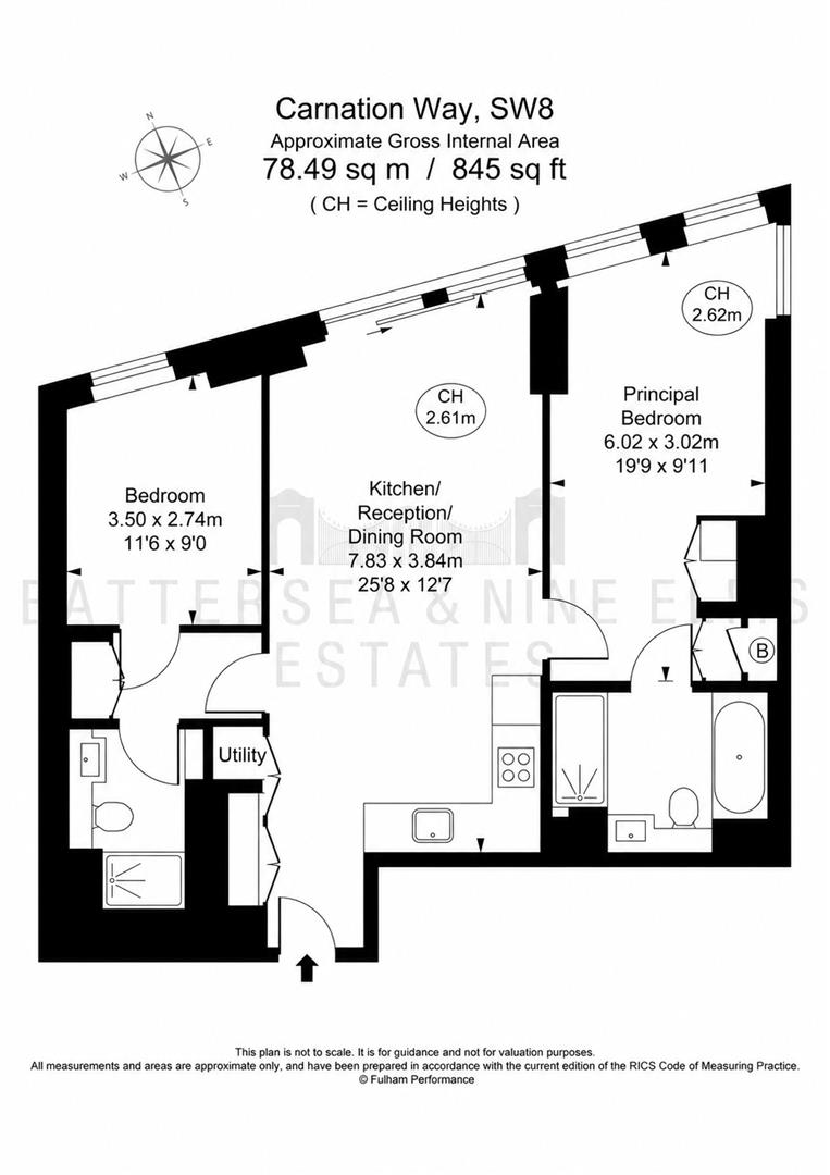 Apartment A902, 8, Carnation Way, London floorplan