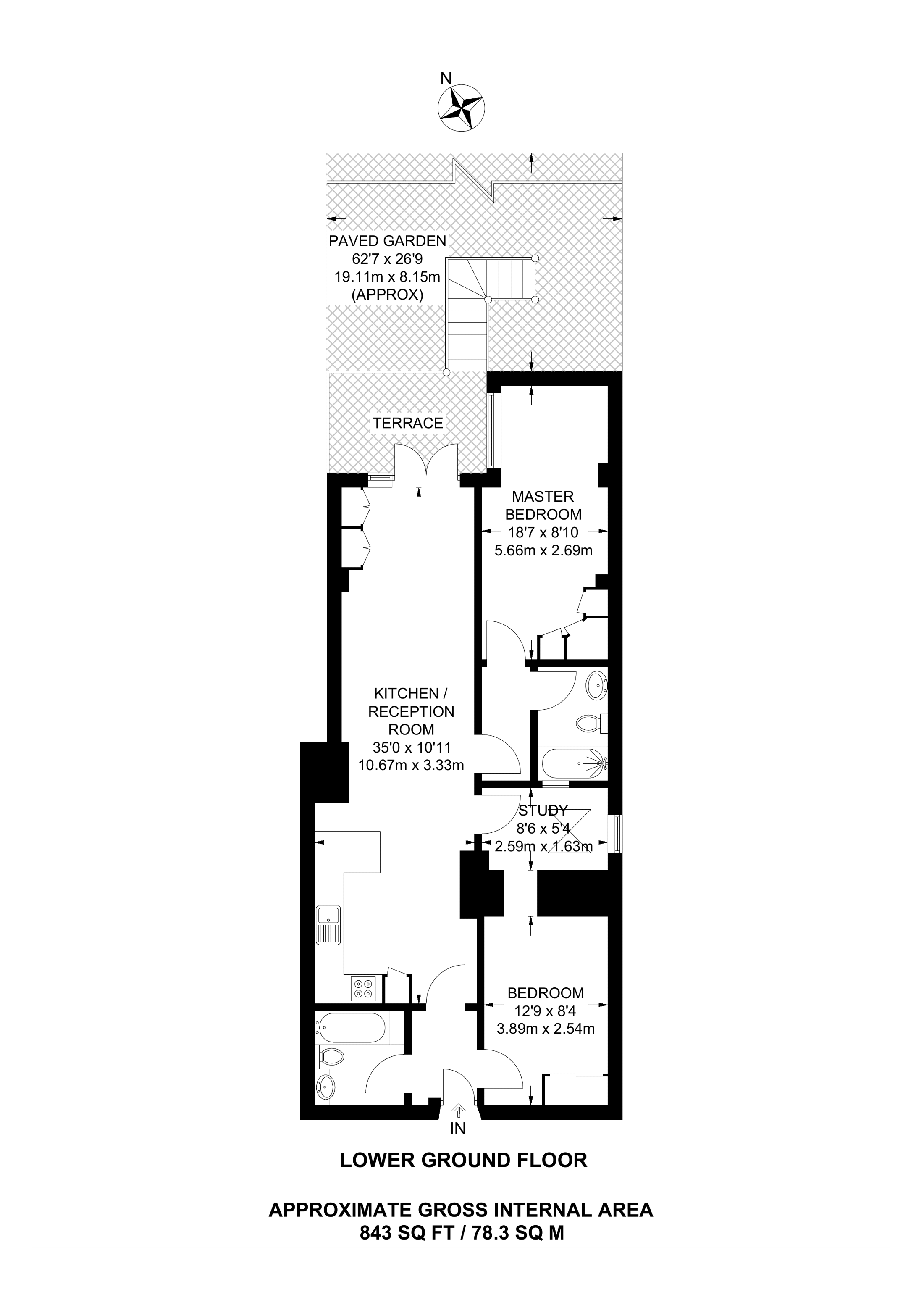 2 Bedrooms Flat to rent in Fordwych Road, West Hampstead NW2