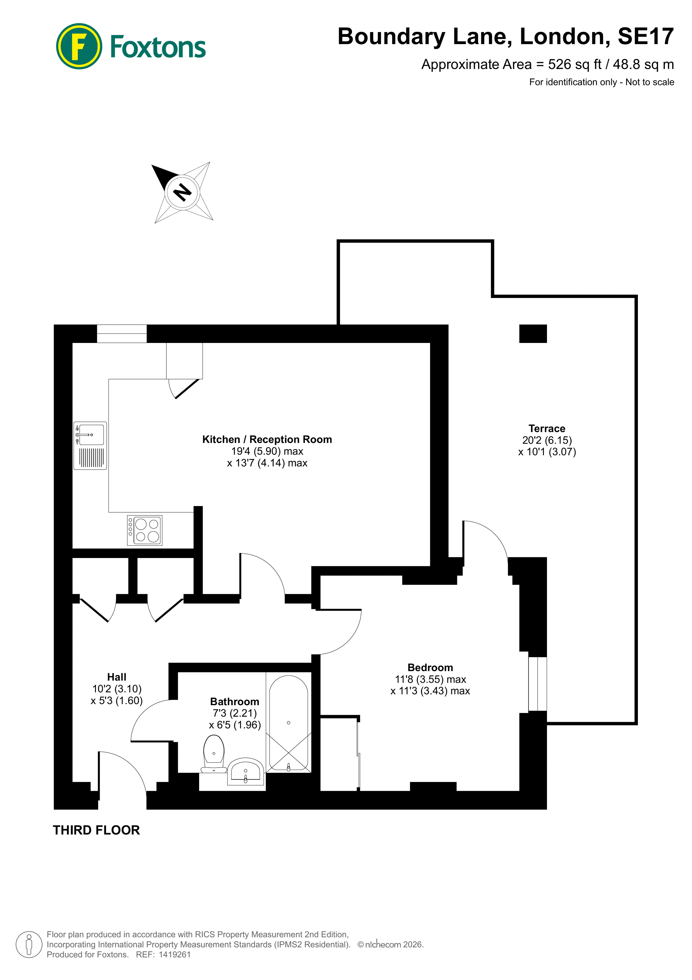 Boundary Lane, Elephant and Castle floorplan