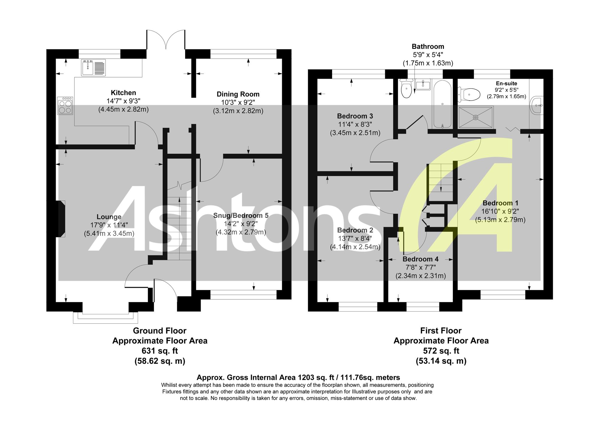 28 Eltham Close, Widnes floorplan