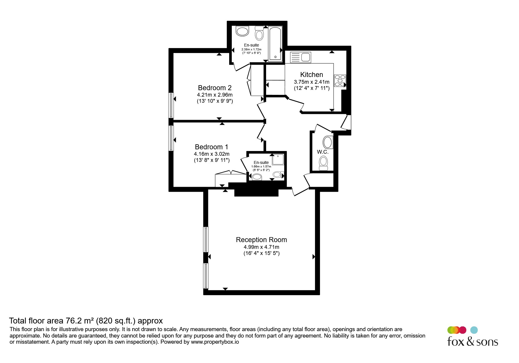 Flat 2, Cavendish House, Southdowns Park, Haywards Heath floorplan