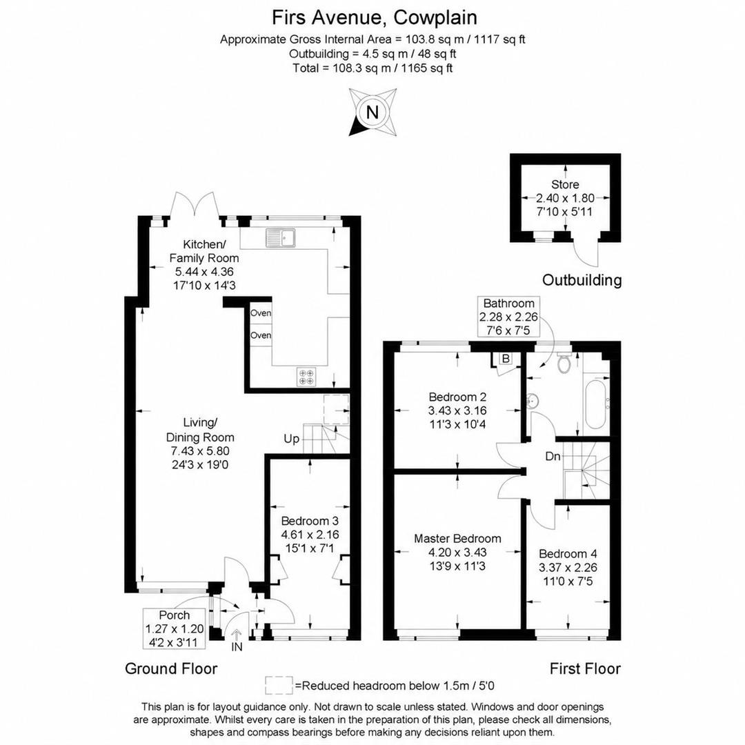 5, Firs Avenue, Waterlooville floorplan