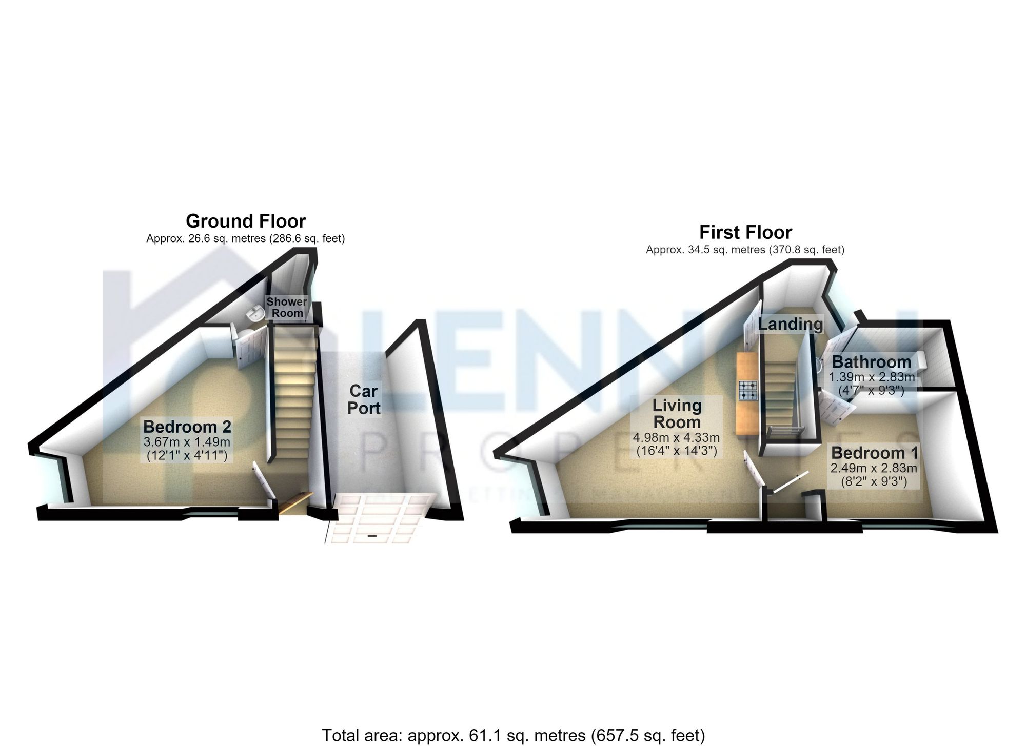 92 Front Street, Newbiggin-By-The-Sea floorplan