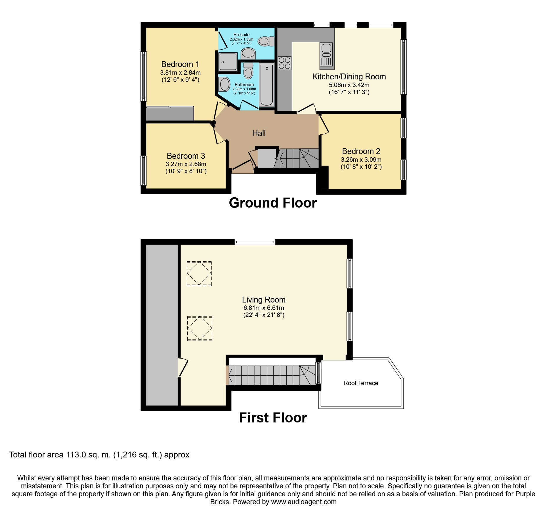 3 Bedrooms Flat for sale in Avebury Avenue, Tonbridge TN9