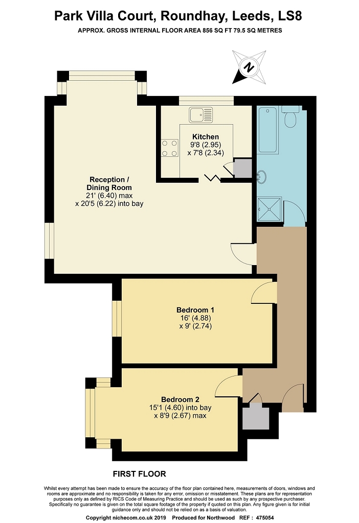 2 Bedrooms Flat for sale in Park Villa Court, Roundhay, Leeds LS8