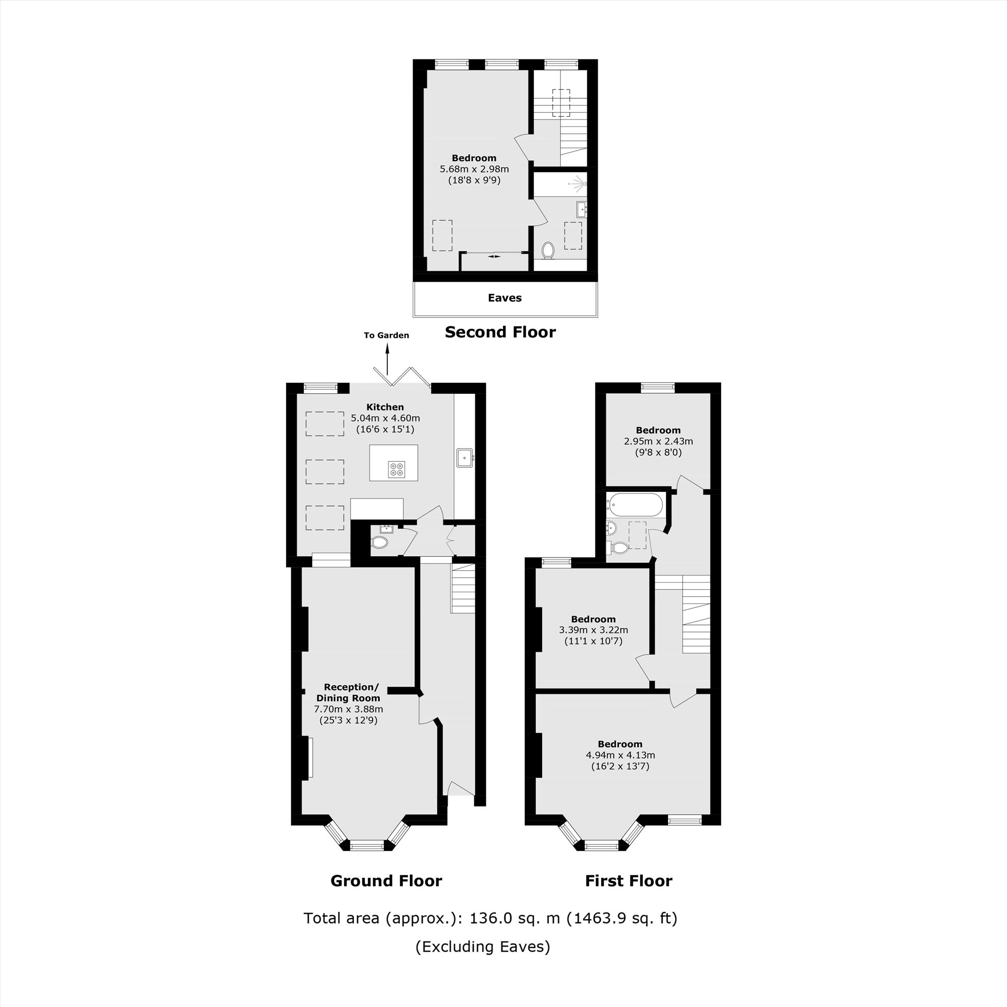 1, Silver Crescent, London floorplan