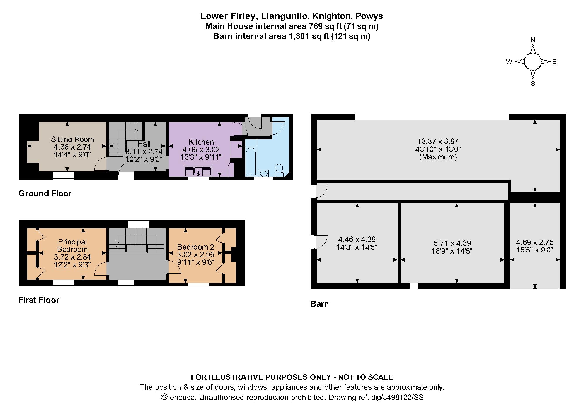 Lower Firley,, Llangunllo, Powys floorplan