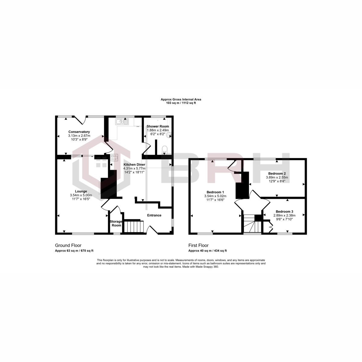 42, Markham Road, Doncaster floorplan