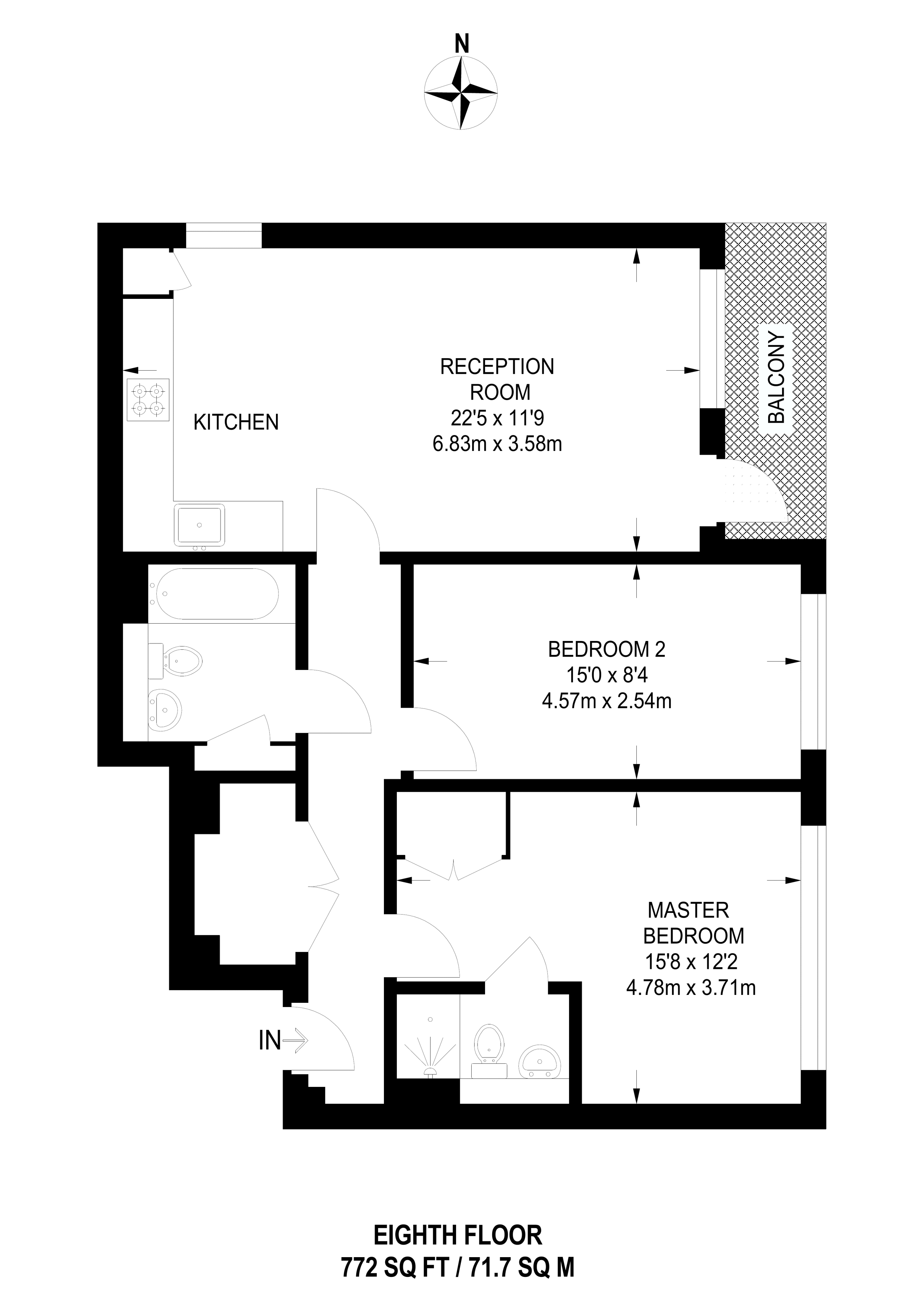 2 Bedrooms Flat for sale in Rainhill Way, Bow, London E3