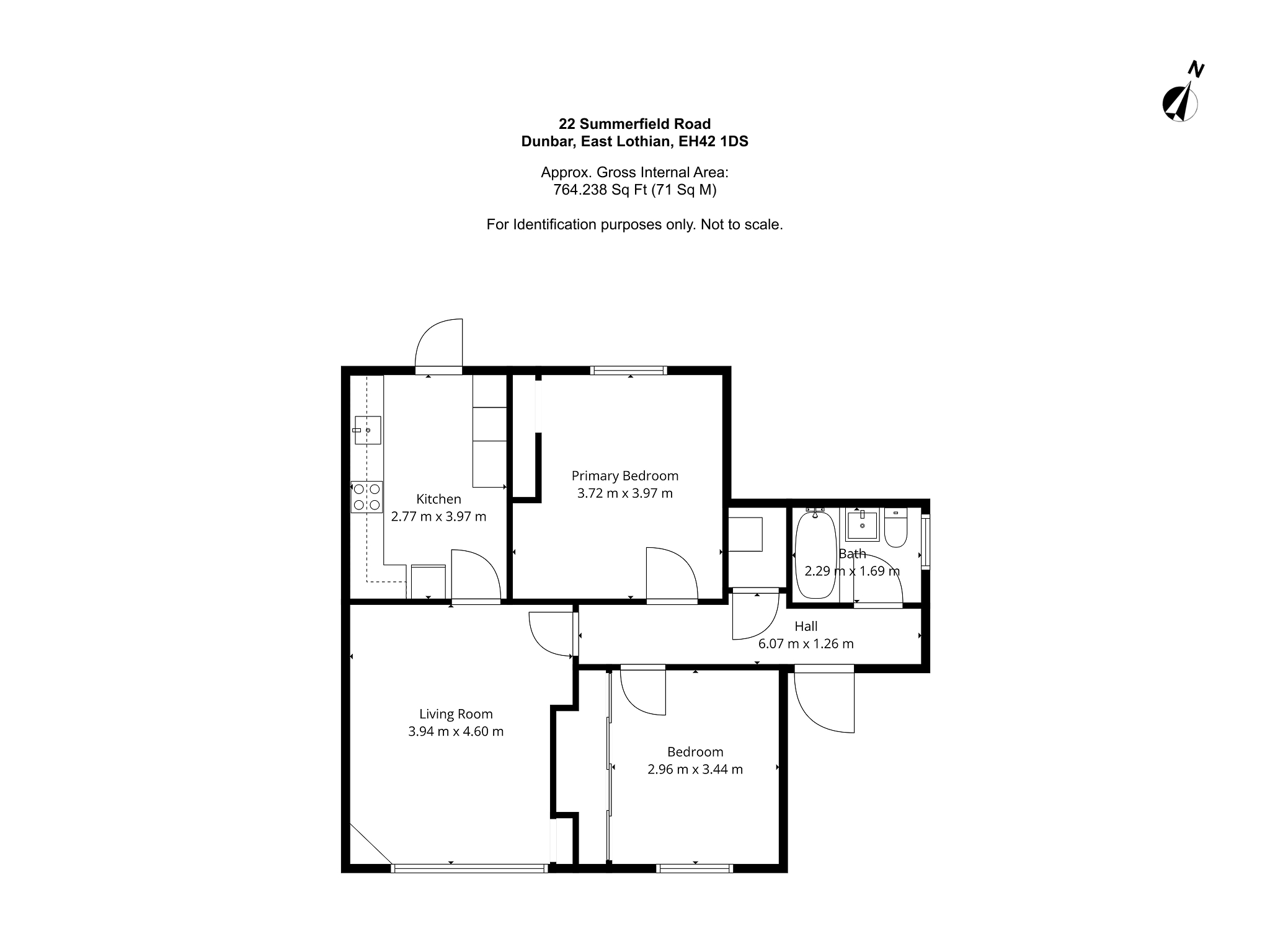 22, Summerfield Road, East Lothian floorplan