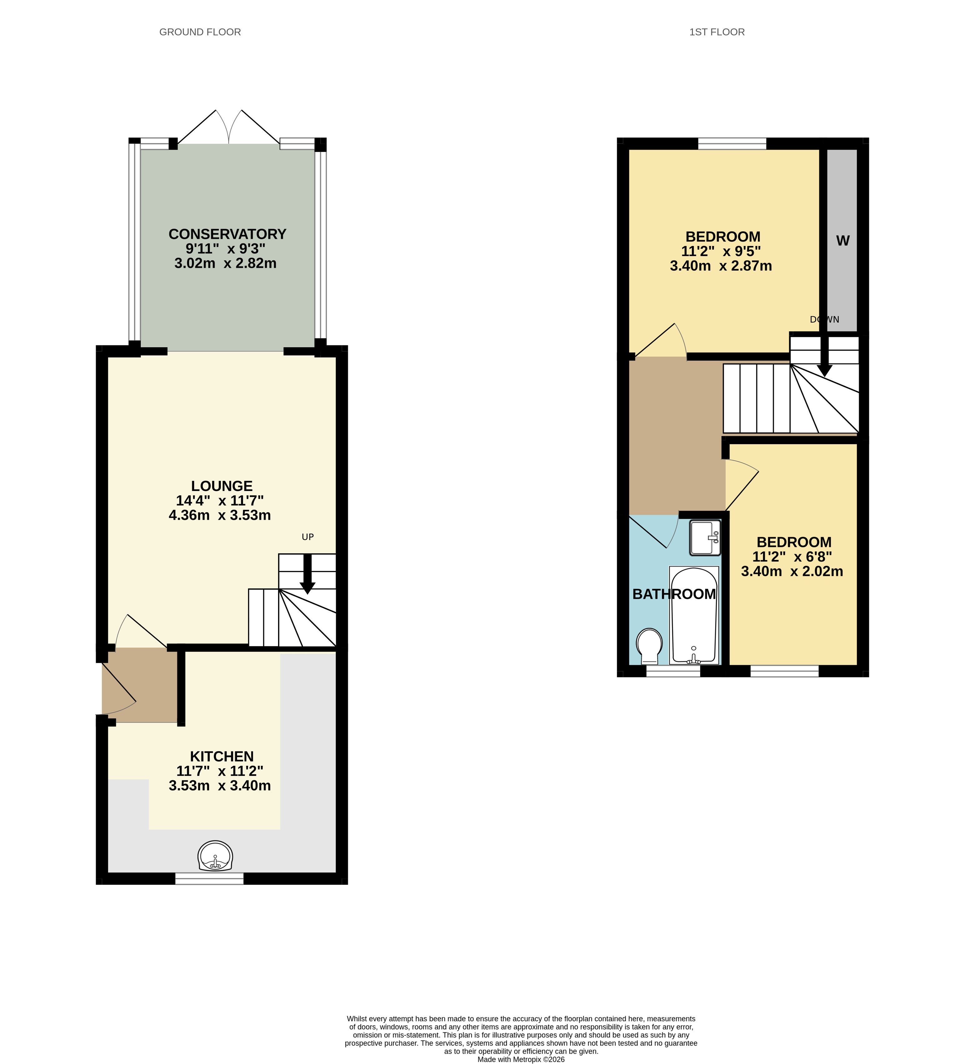 21, Swainby Close, Hull floorplan