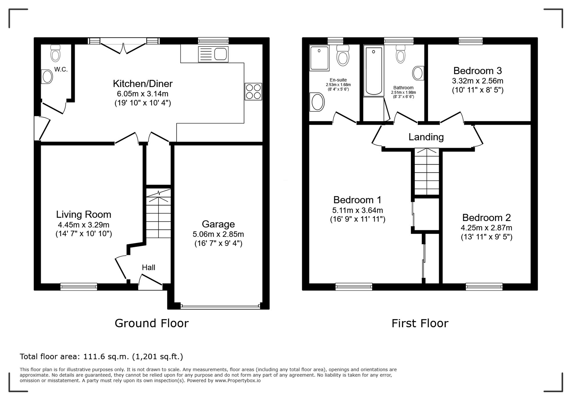 5 Plas Hesketh, Abergele floorplan