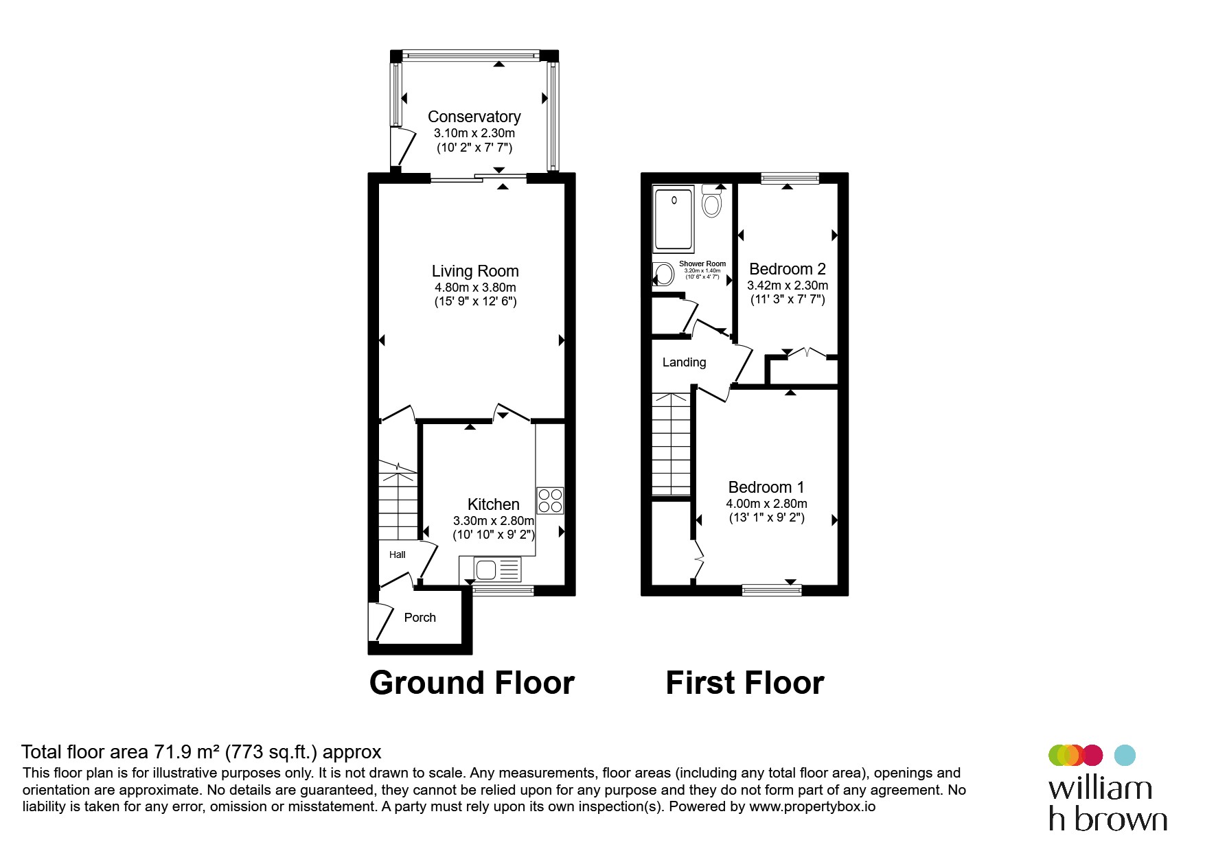 44, Britannia Avenue, Nottingham floorplan