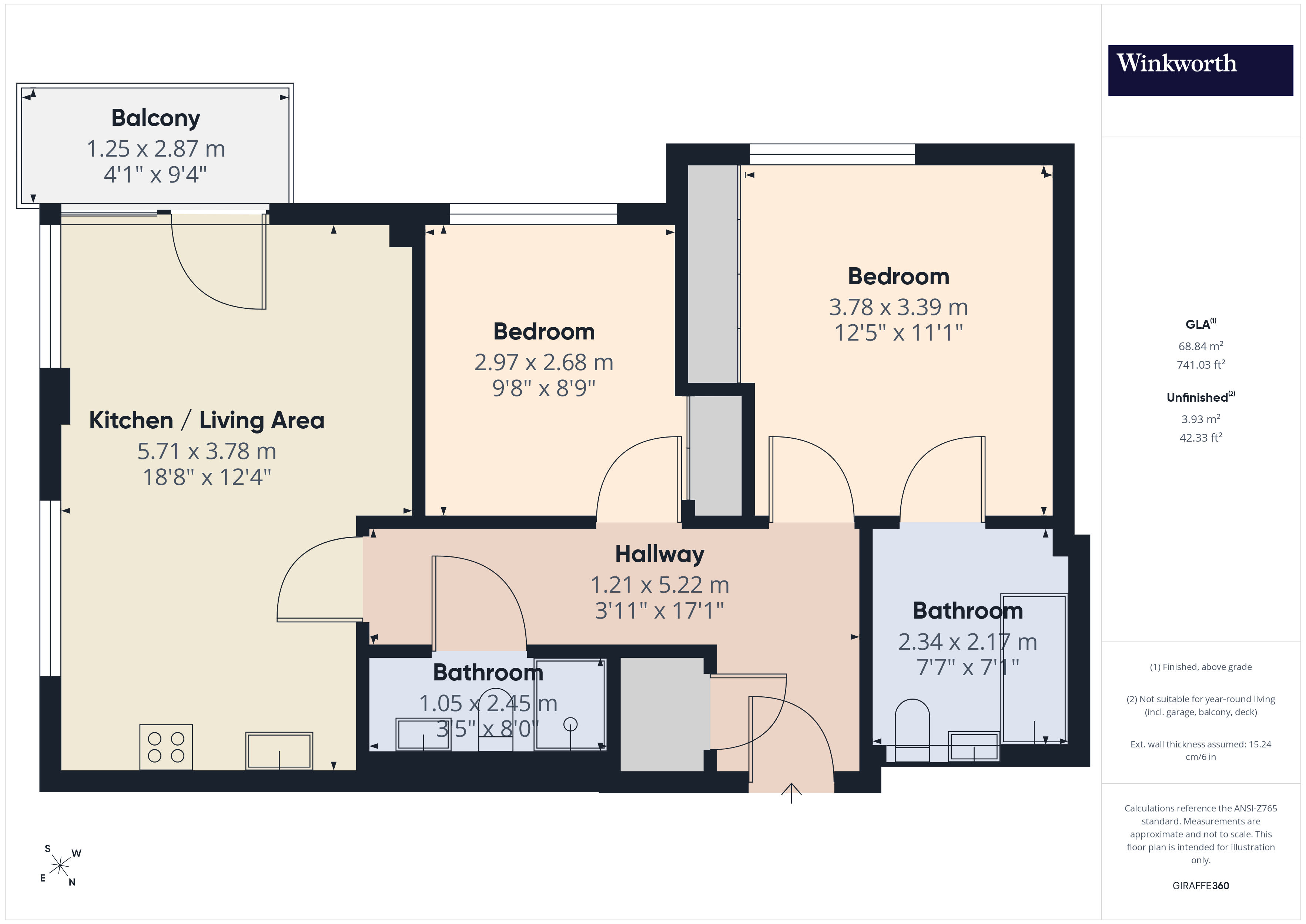 Honister, Reading floorplan