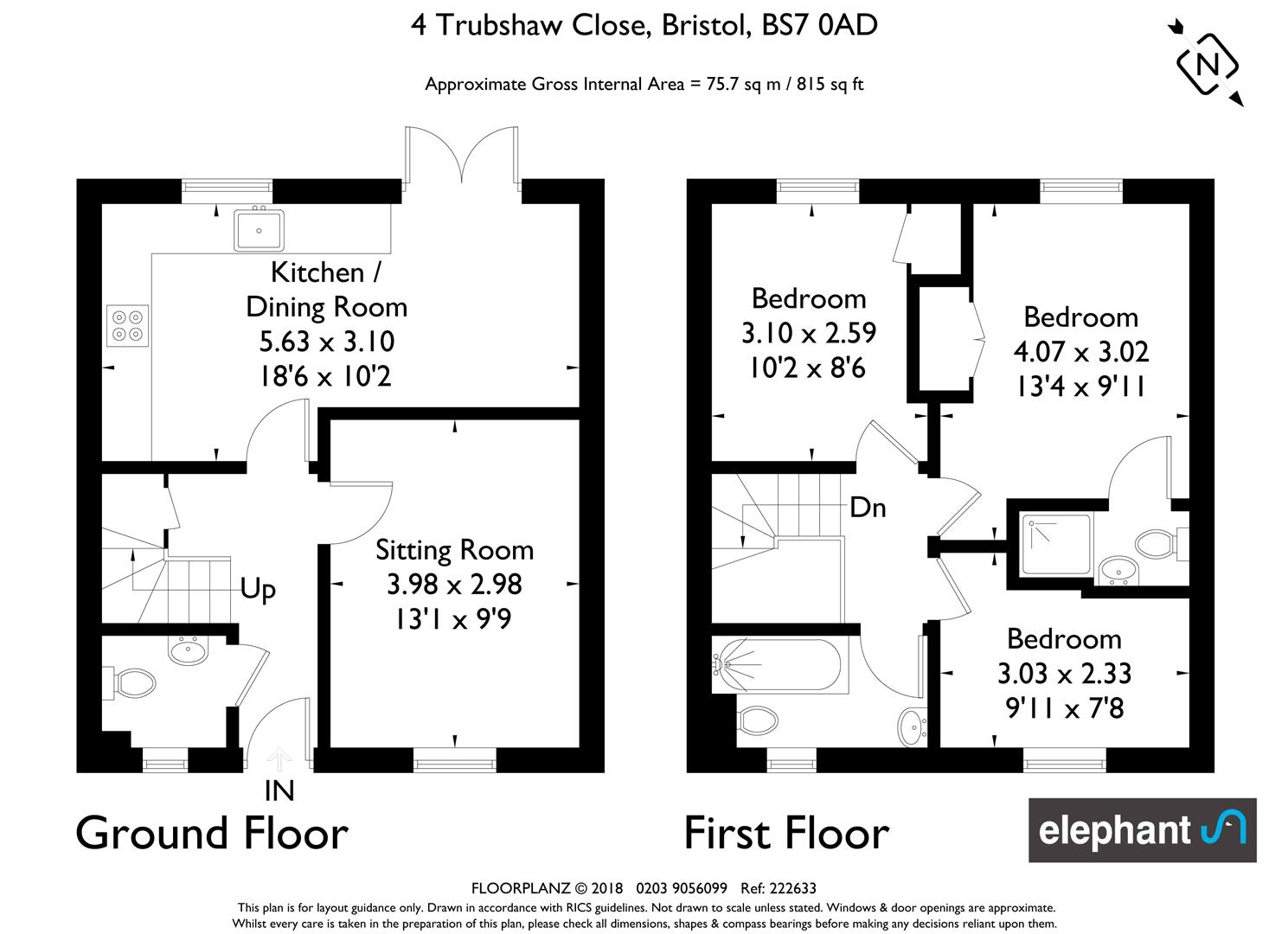 3 Bedrooms  for sale in Trubshaw Close, Horfield, Bristol BS7