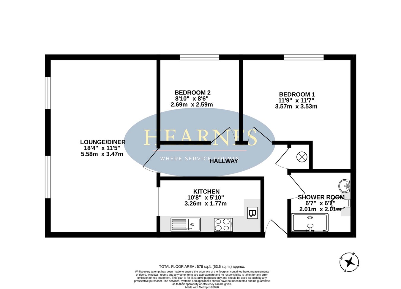 Crossways, Farm Road, Ferndown floorplan