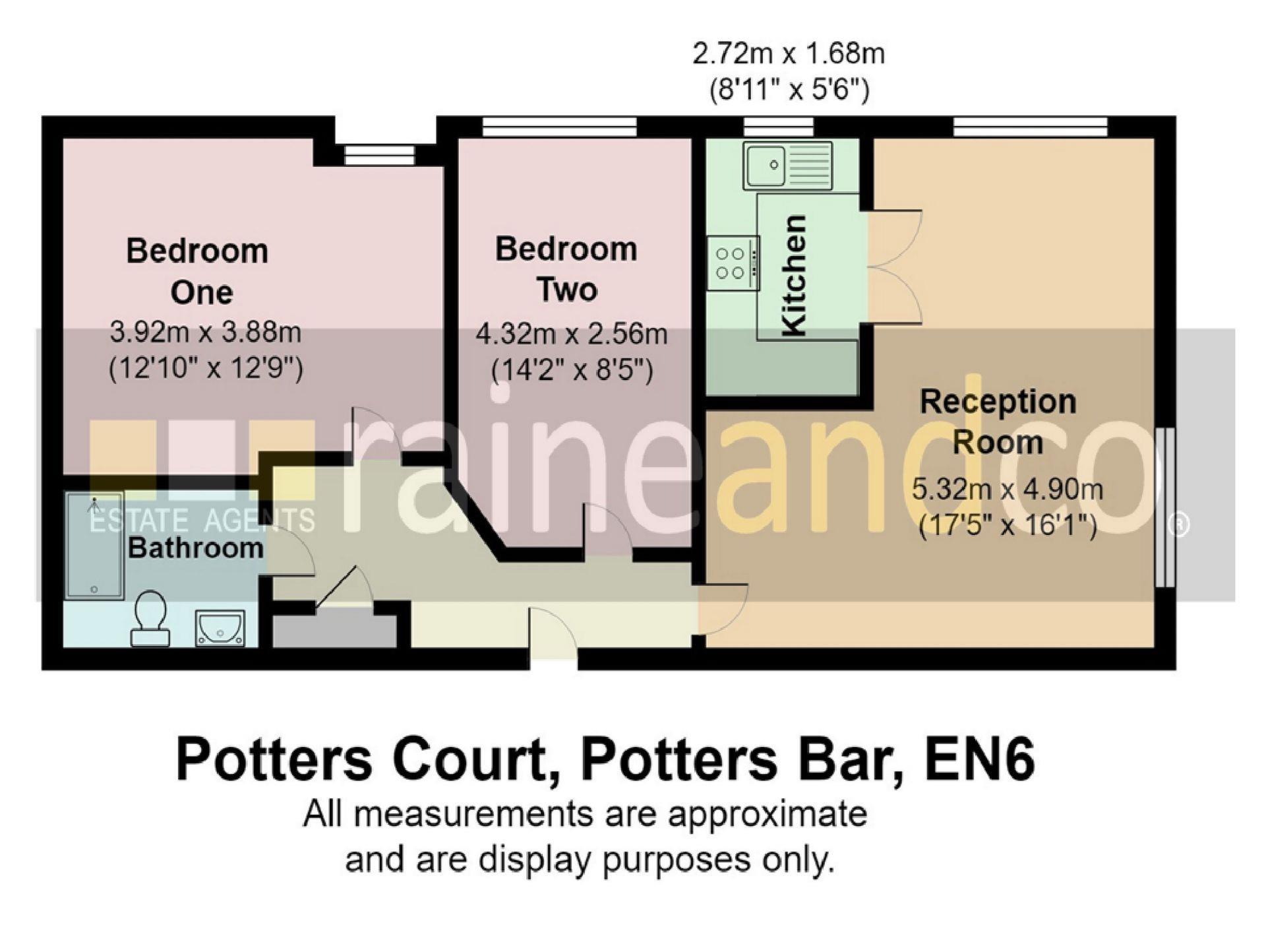 Potters Court, Potters Bar EN6, 2 bedroom flat for sale 60410415