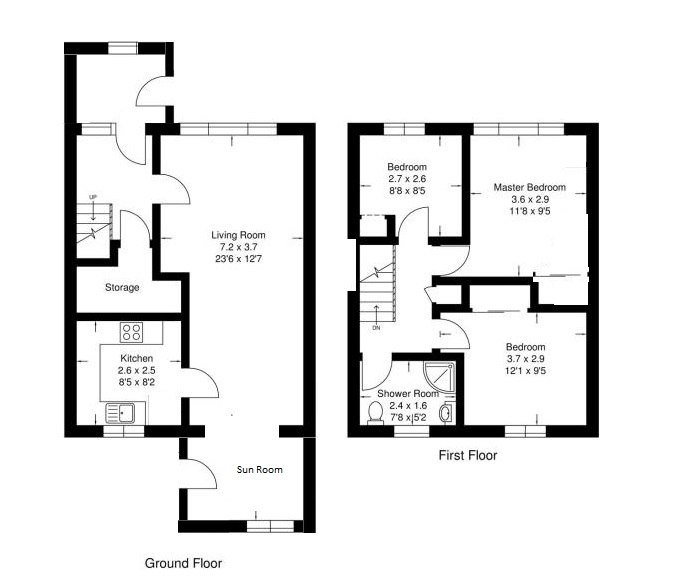 Minnoch Crescent, Maybole, Ayrshire KA19, 3 bedroom end terrace house