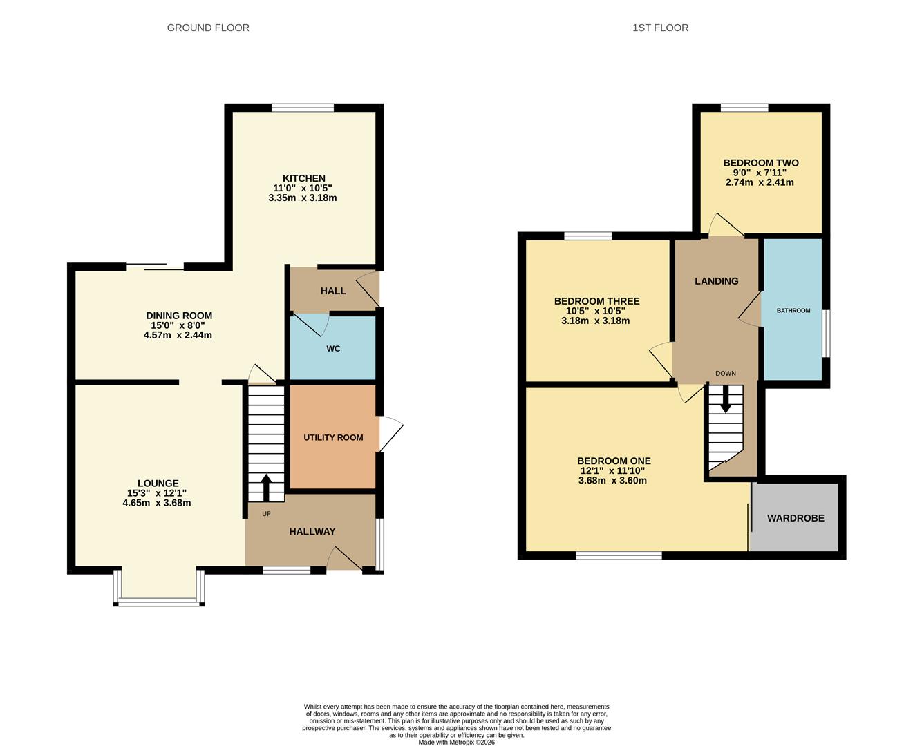 Sunnymead, Coopers Green, Uckfield floorplan