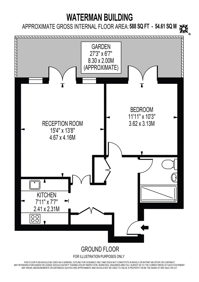 1 Bedrooms Flat to rent in Waterman Building, Millennium Harbour E14