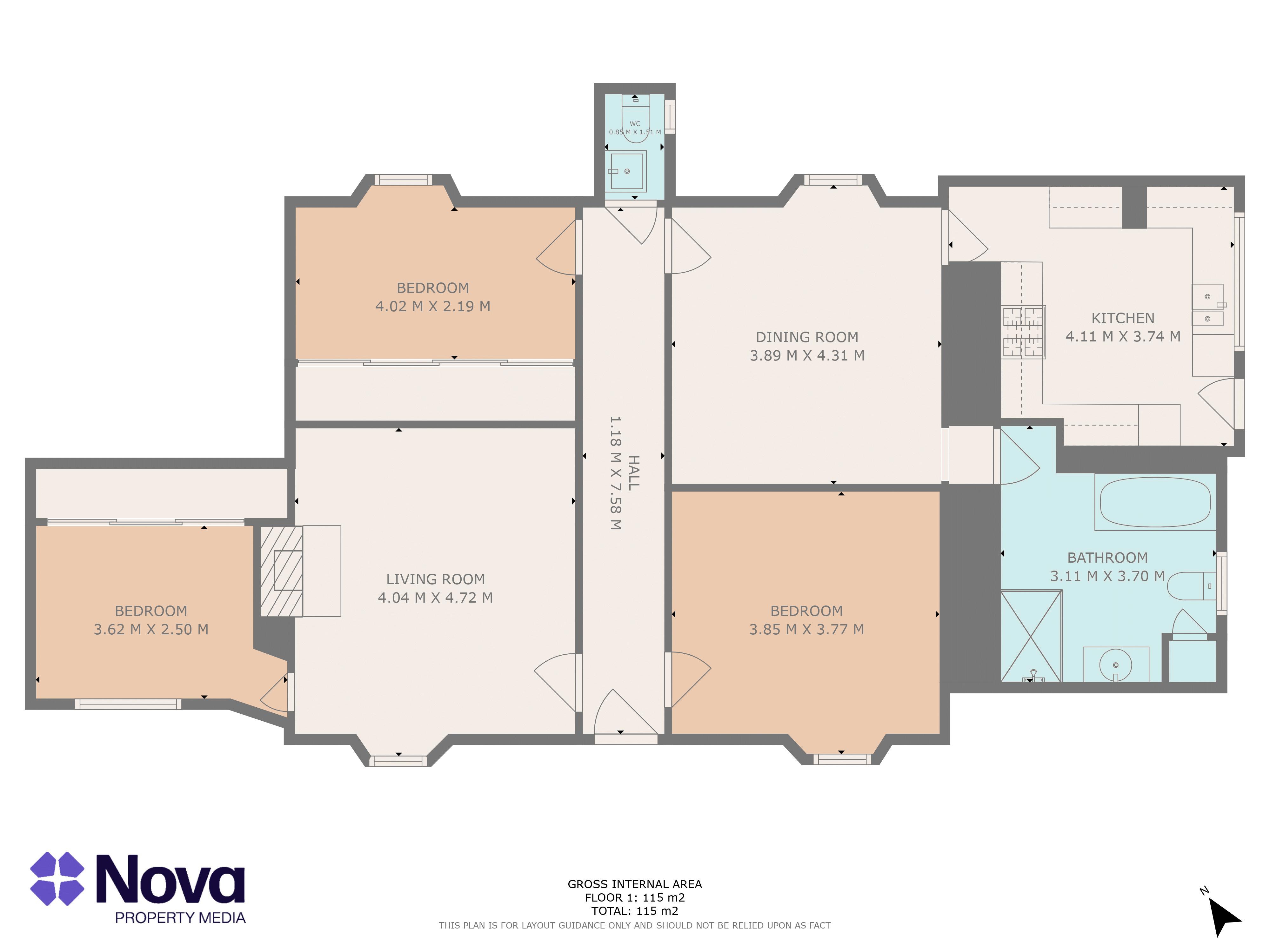 18, Round Riding Road, Dumbarton floorplan