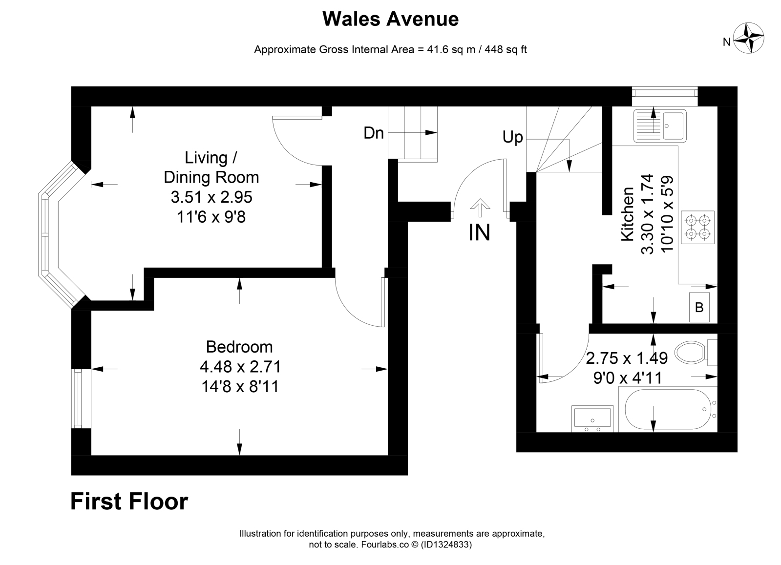 Flat 7, 17, Wales Avenue, Carshalton floorplan