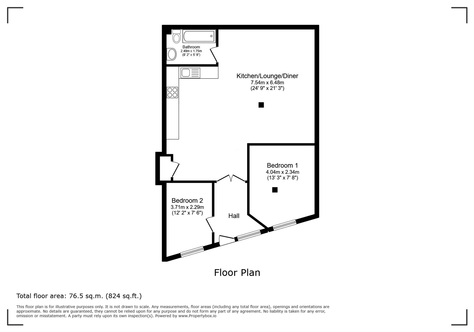 9 Church Street, Cromer floorplan