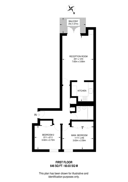 41 Reachview Close, Baynes St, London floorplan