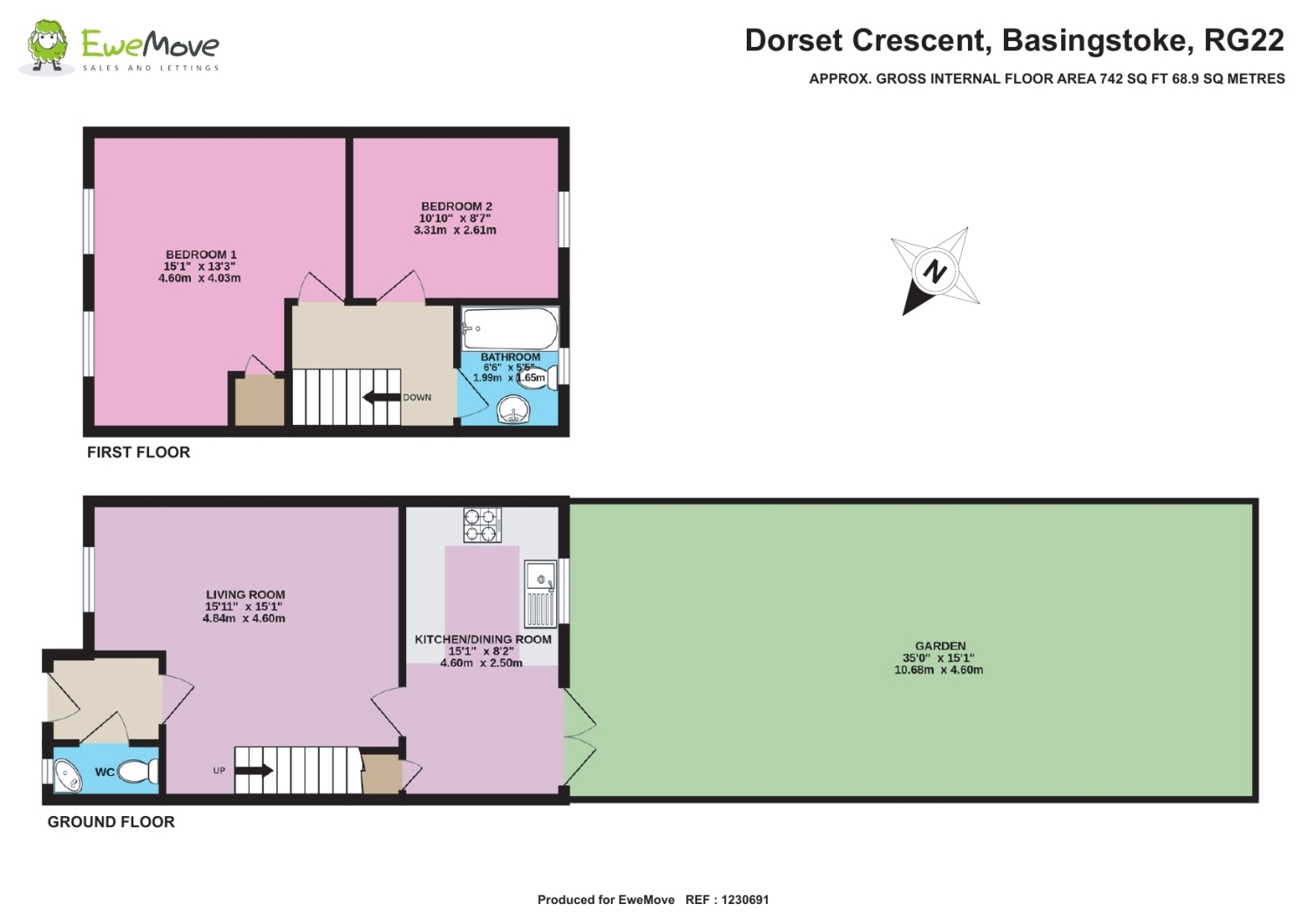 49, DORSET CRESCENT, BASINGSTOKE floorplan