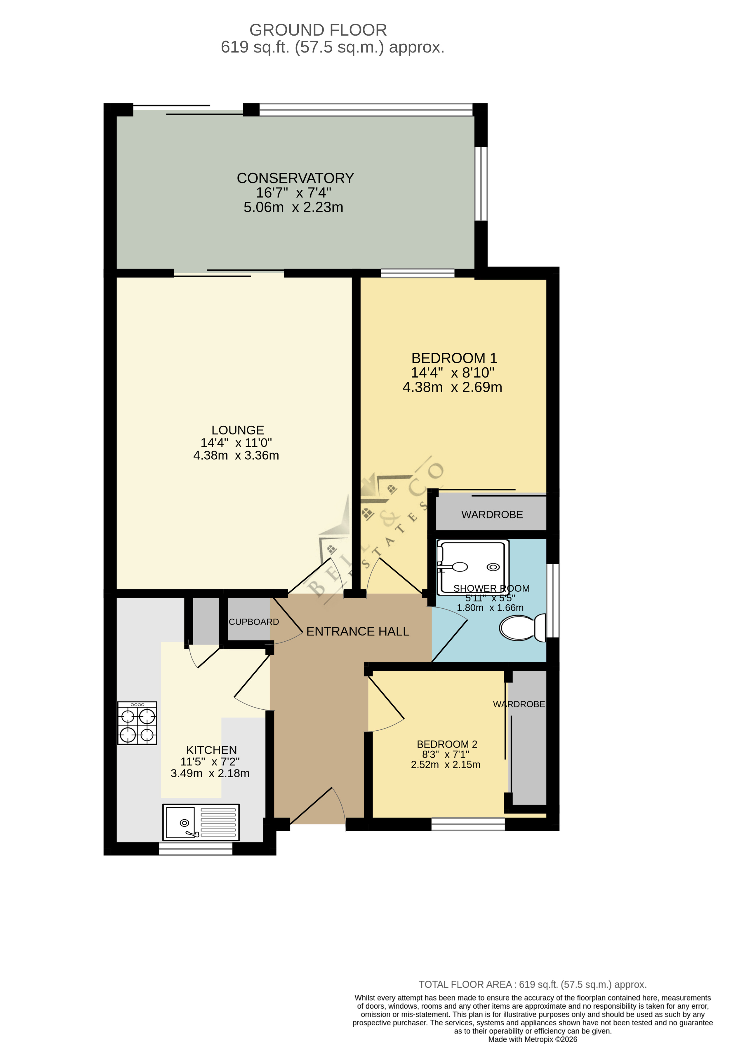 10, Horseshoe Close, Sheffield floorplan