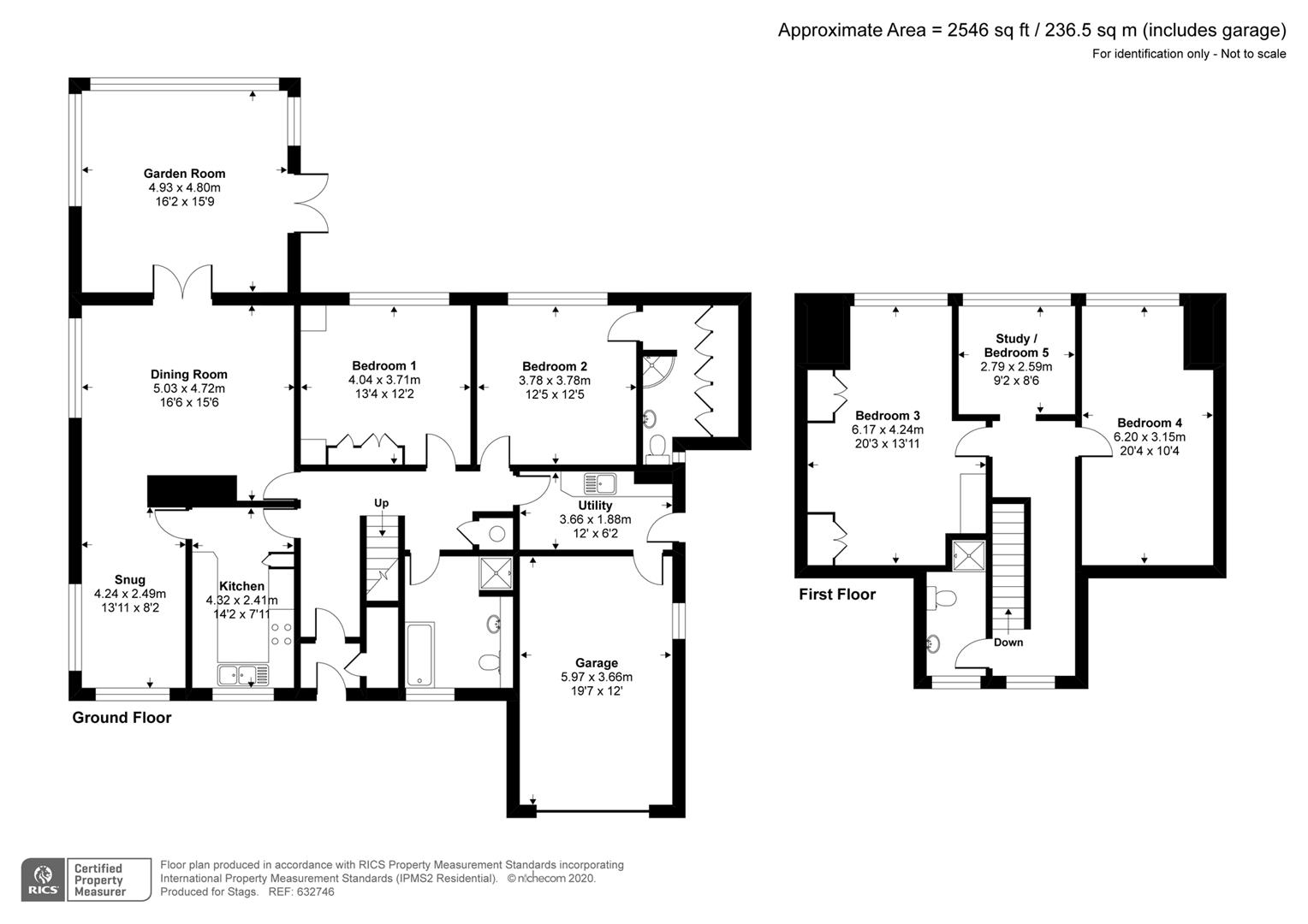 Tamarisk, 4 Broad Park Close, Braunton floorplan