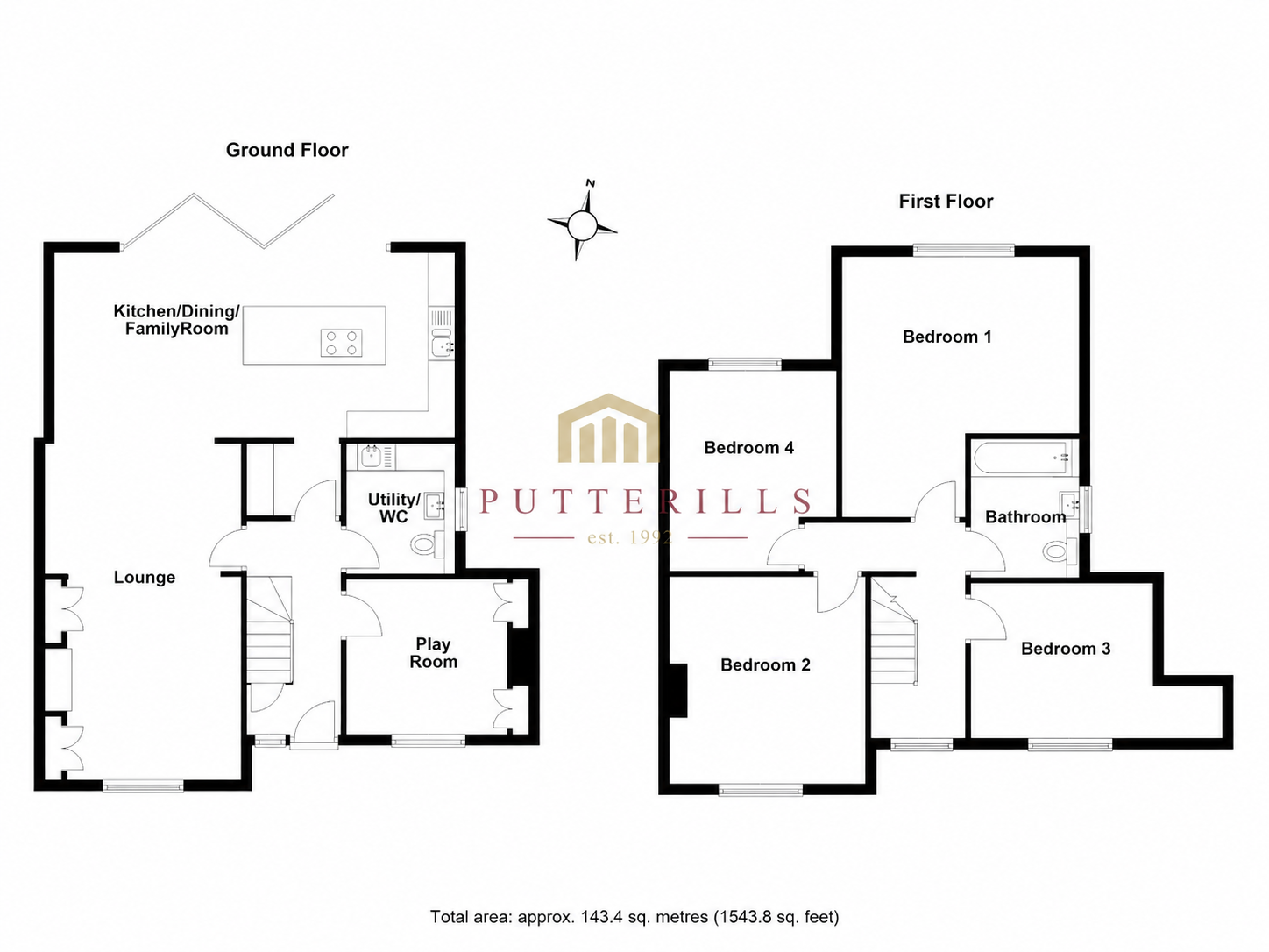 109, Walkern Road, Hertfordshire floorplan