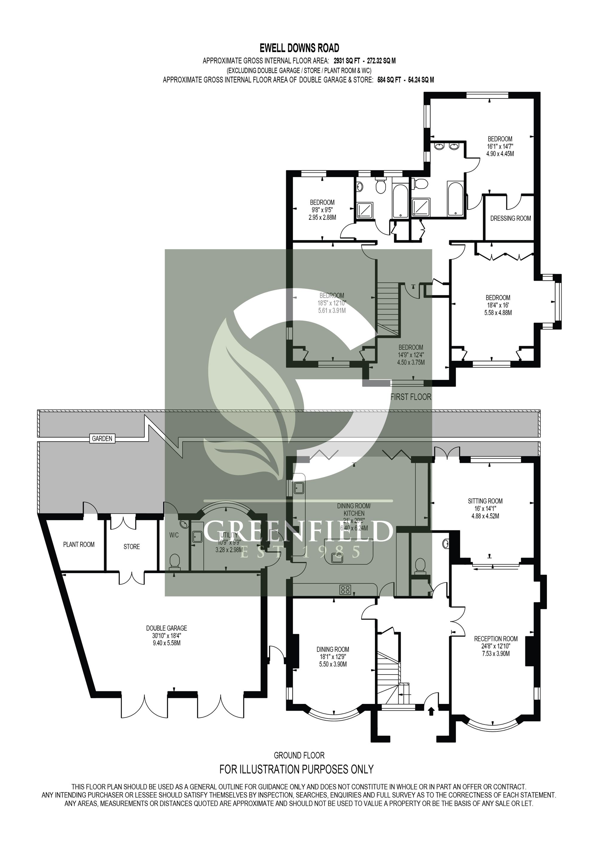 43 Ewell Downs Road, Epsom floorplan