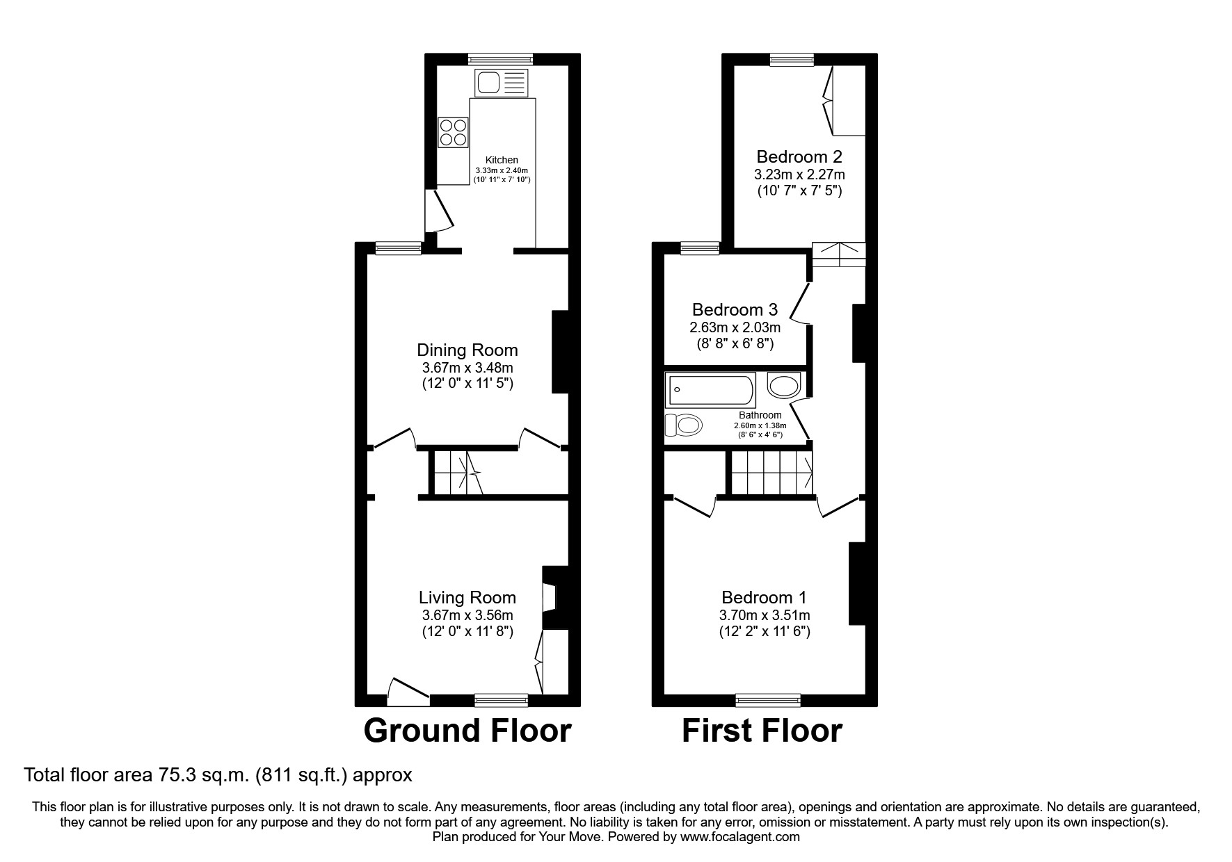 High Brooms Road, Tunbridge Wells, Kent TN4, 3 bedroom terraced house for sale 64152830
