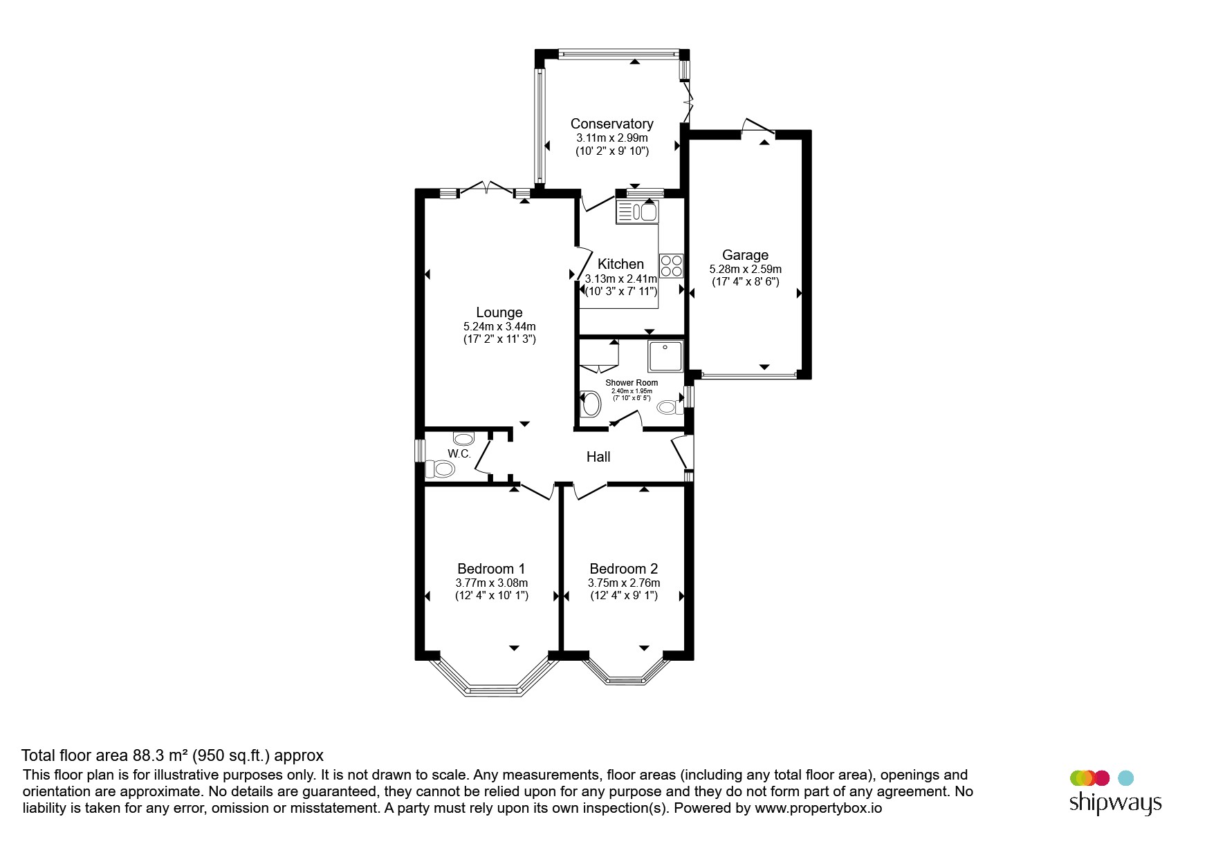 19, Damson Way, Bewdley floorplan