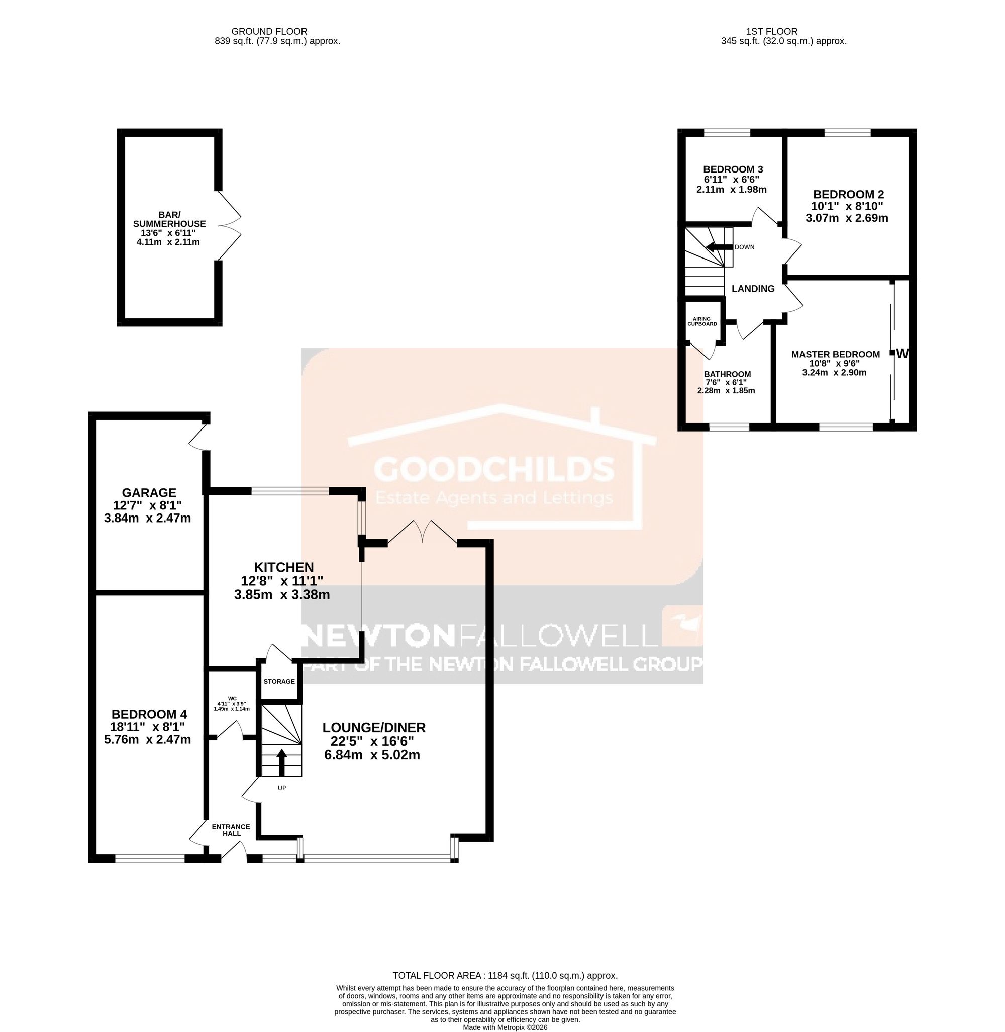 8 Elgar Crescent, Stoke-On-Trent floorplan