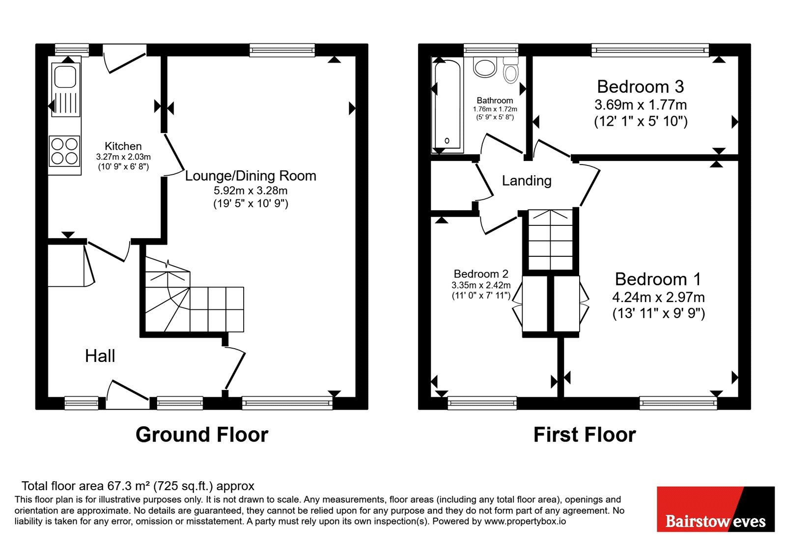 72, Franklyn Road, Kent floorplan
