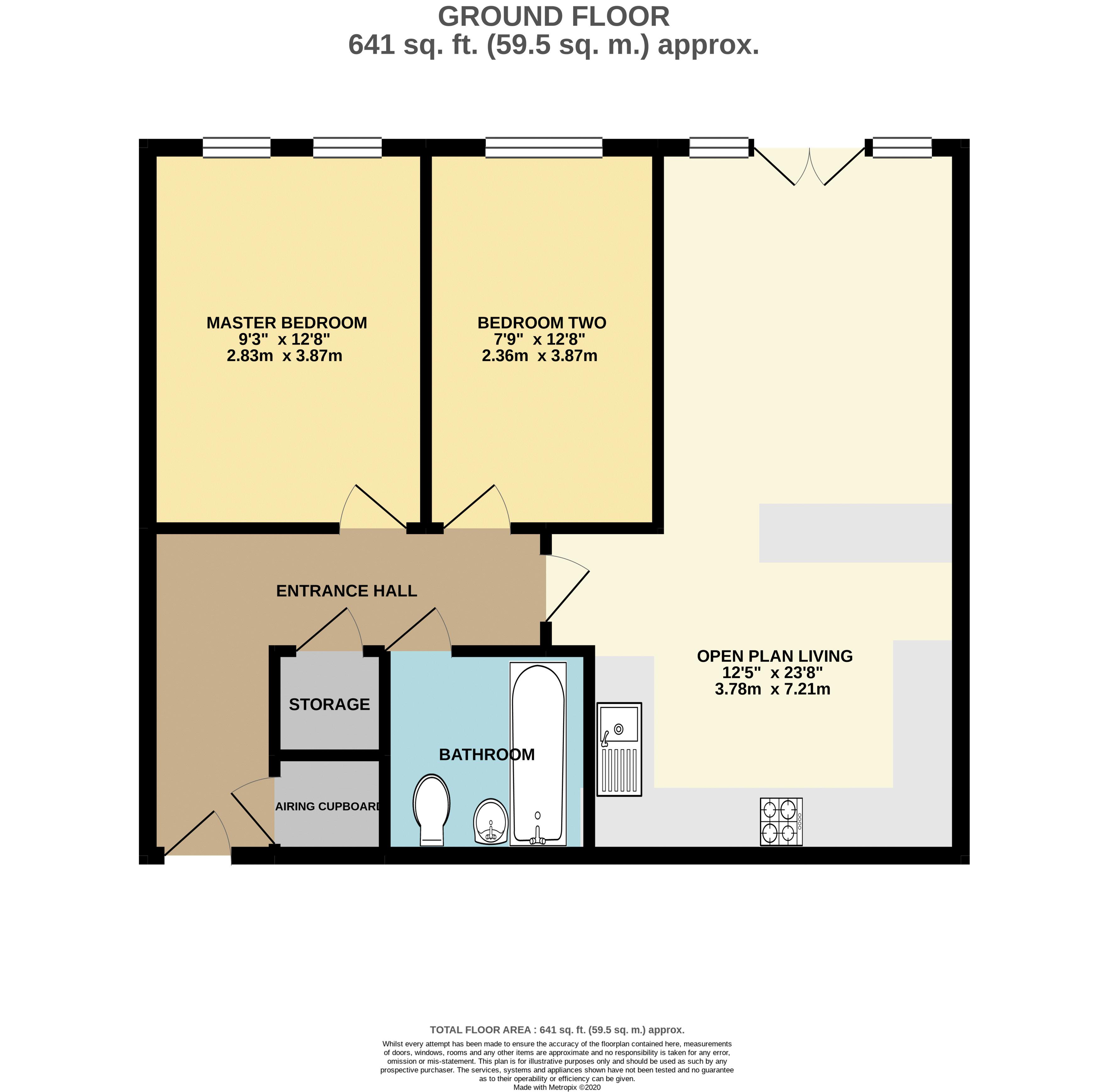 2 bed flat for sale in Samuel Jones Crescent, Little Paxton, St. Neots