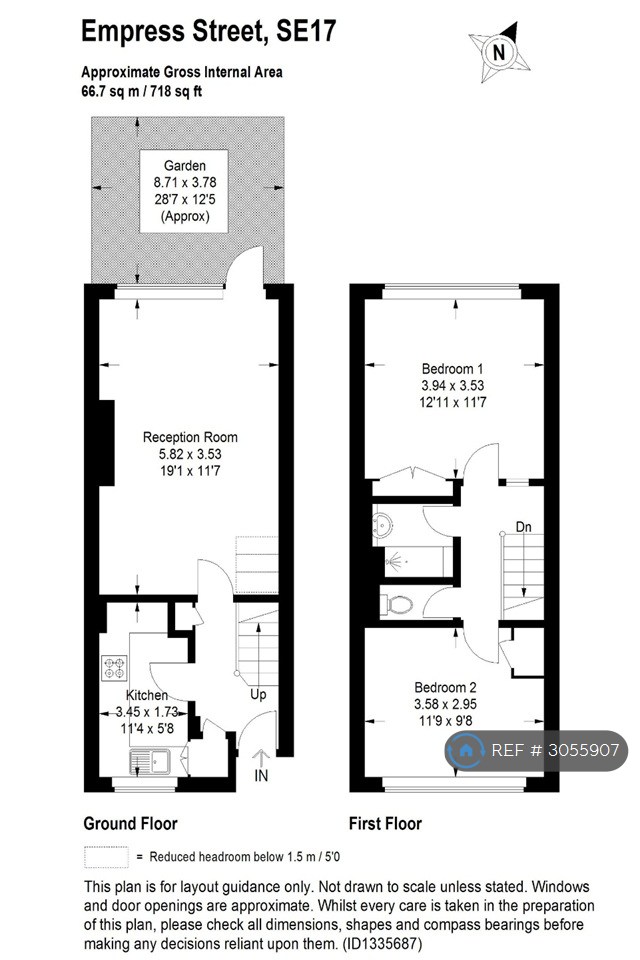 Walworth, London floorplan