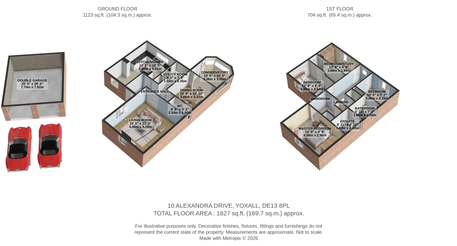 10, Alexandra Drive, Burton-on-Trent floorplan