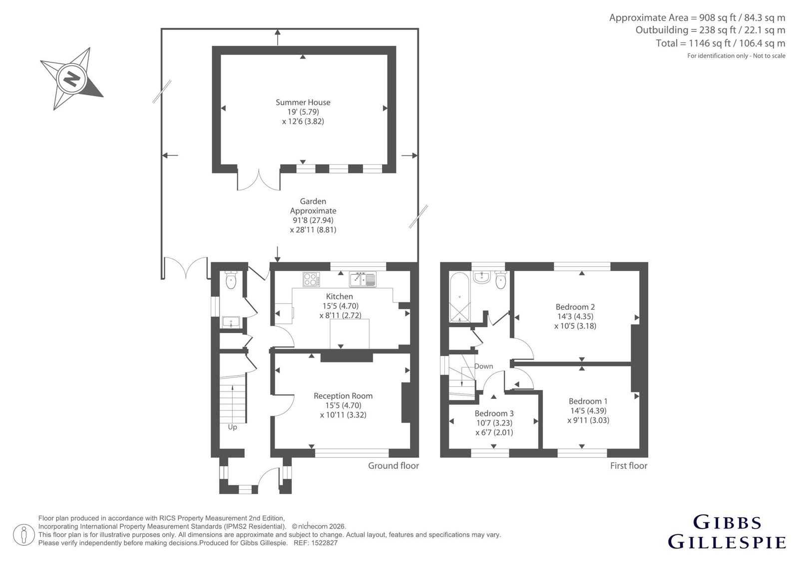 43, Acacia Avenue, West Drayton floorplan
