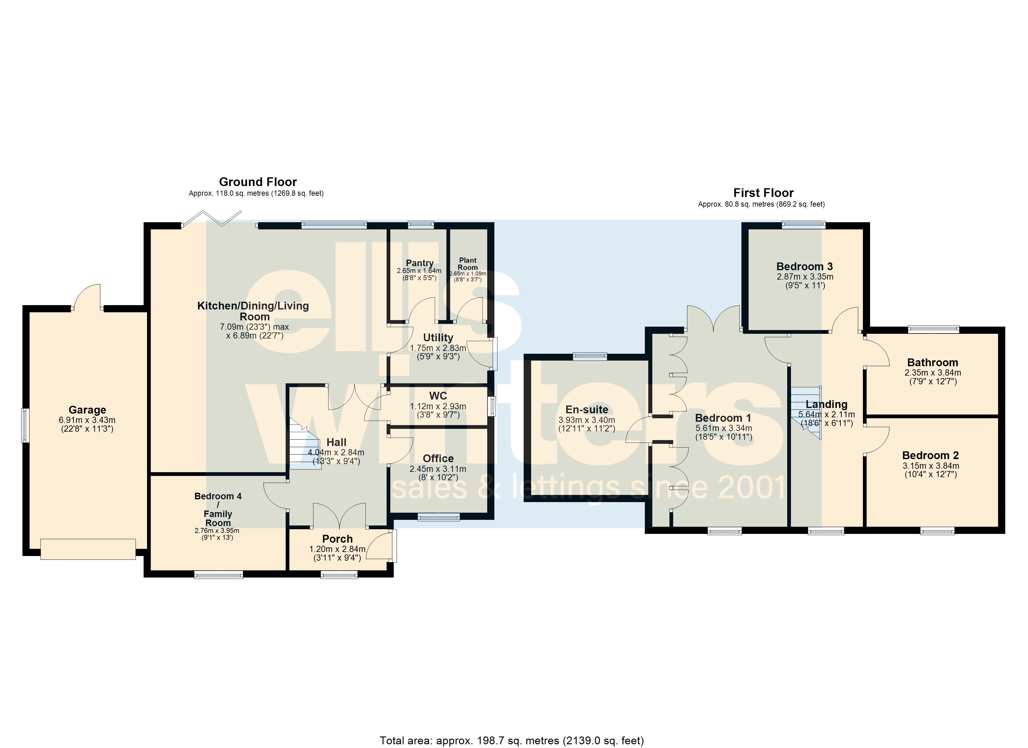 3, Parkside, Manea floorplan