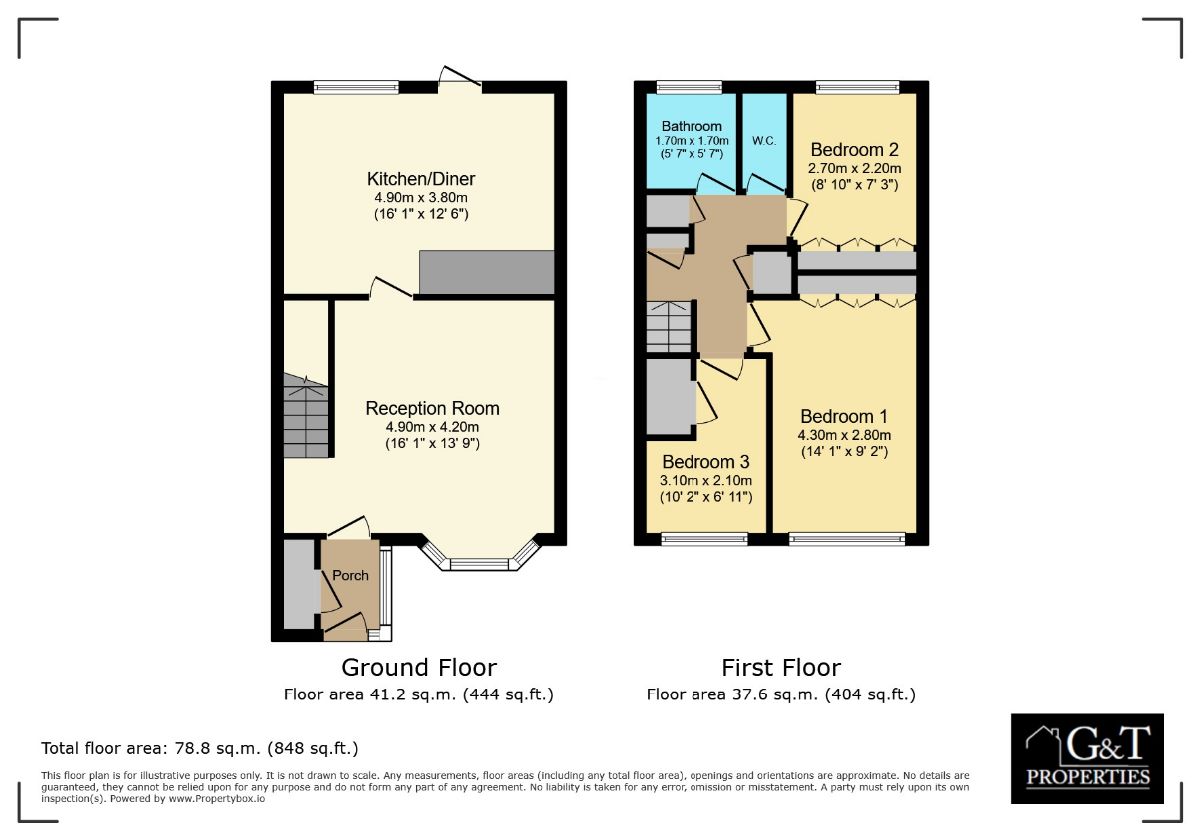 13 Bournebrook Close, Dudley floorplan